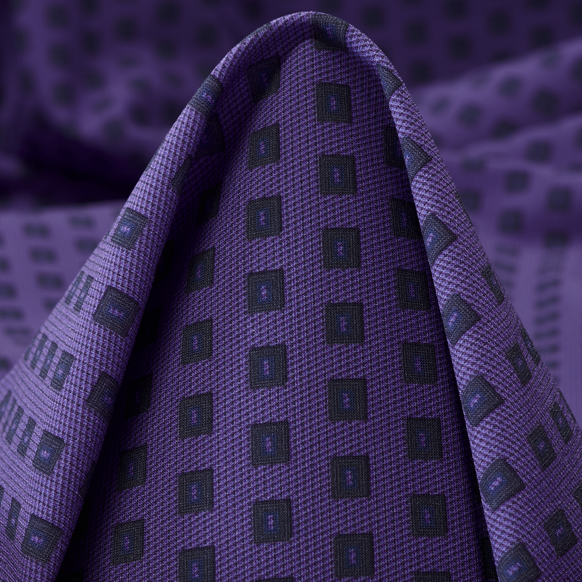 Techno Jersey, Stampato, Alta Elasticità, Dahlia Purple (F000041296)