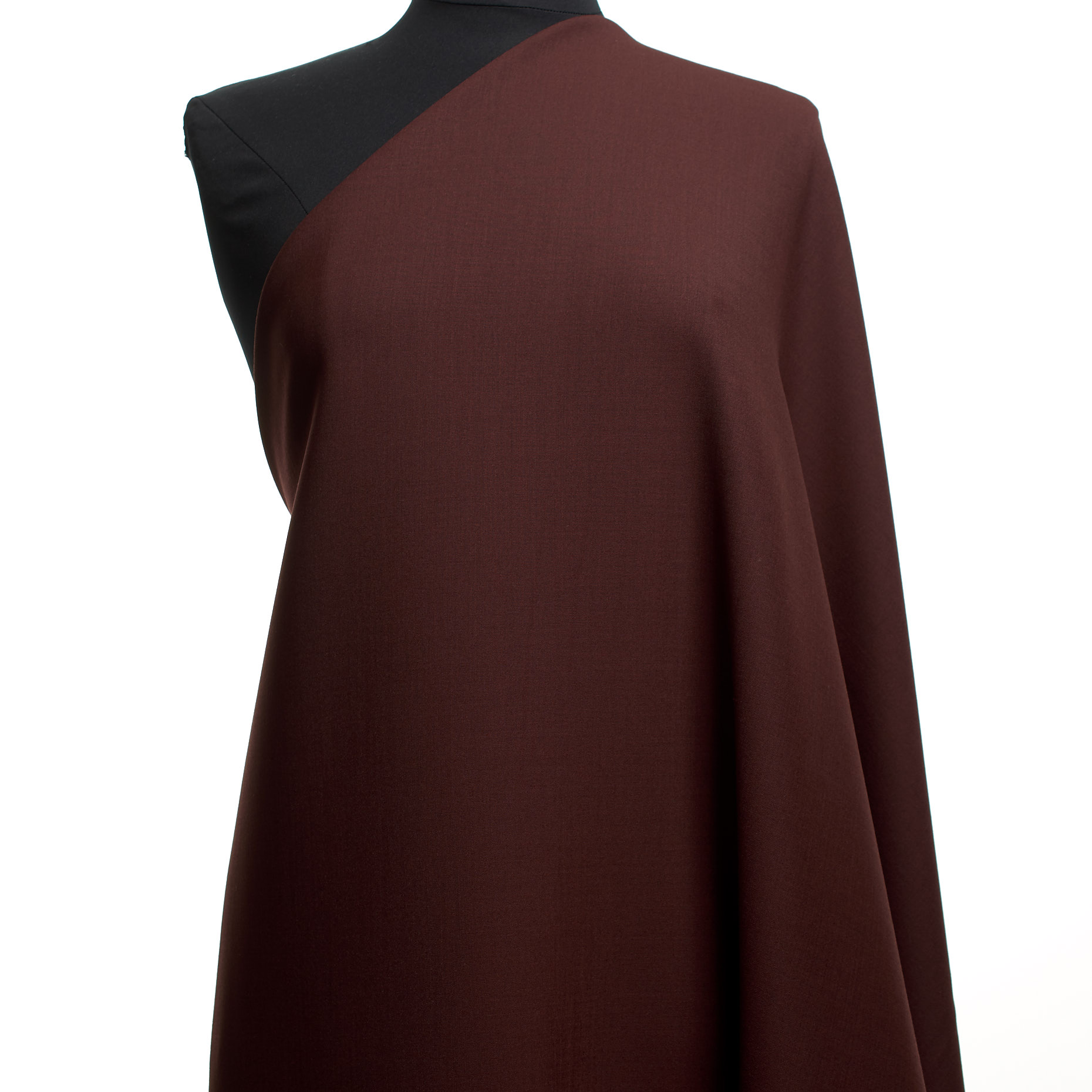 DOUBLE, WOOL BLEND, BONDED, MERLOT (F000038951) - Mannequin