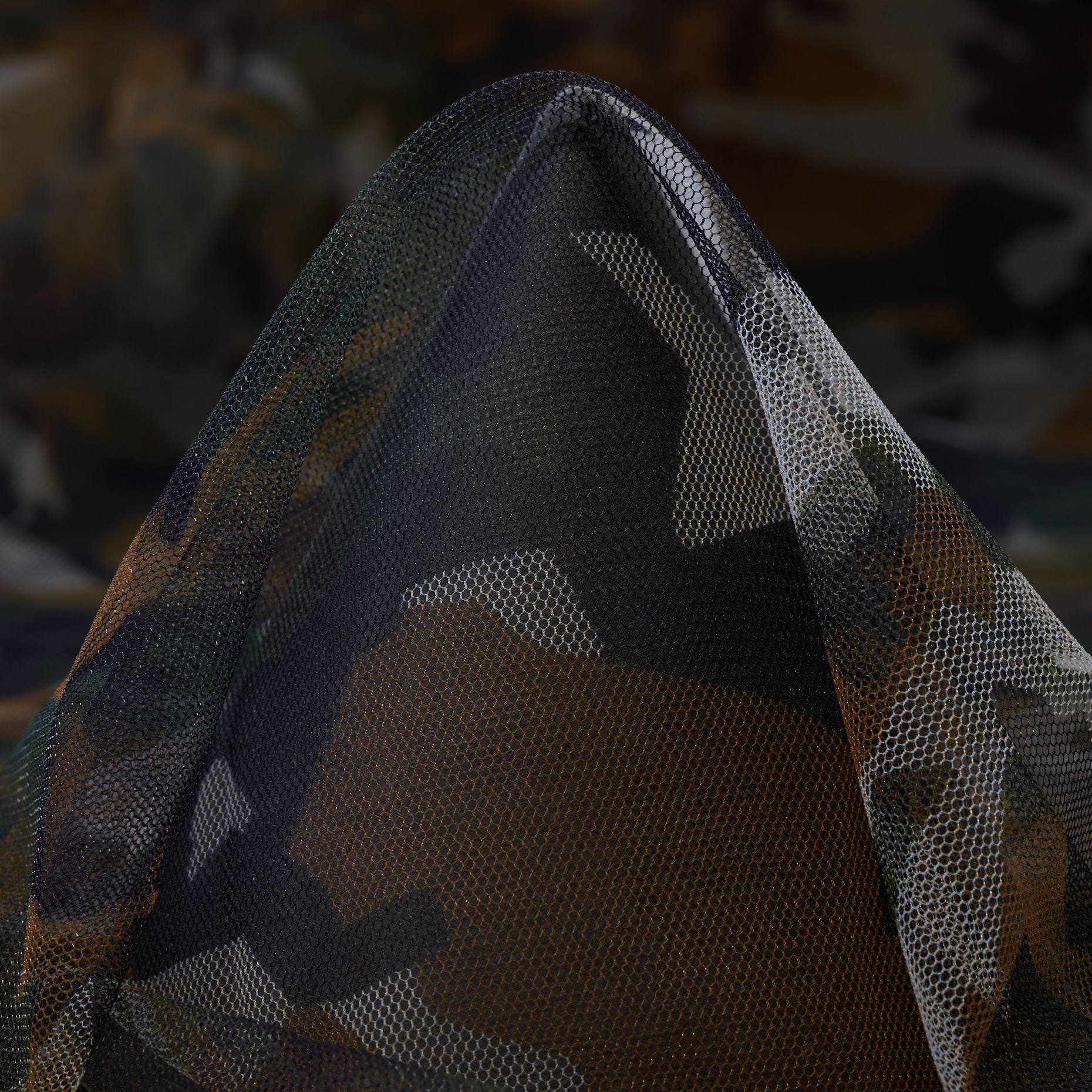 Tulle, Imprimé, Camouflage, Biscuit&Marshmallow (F000042186)