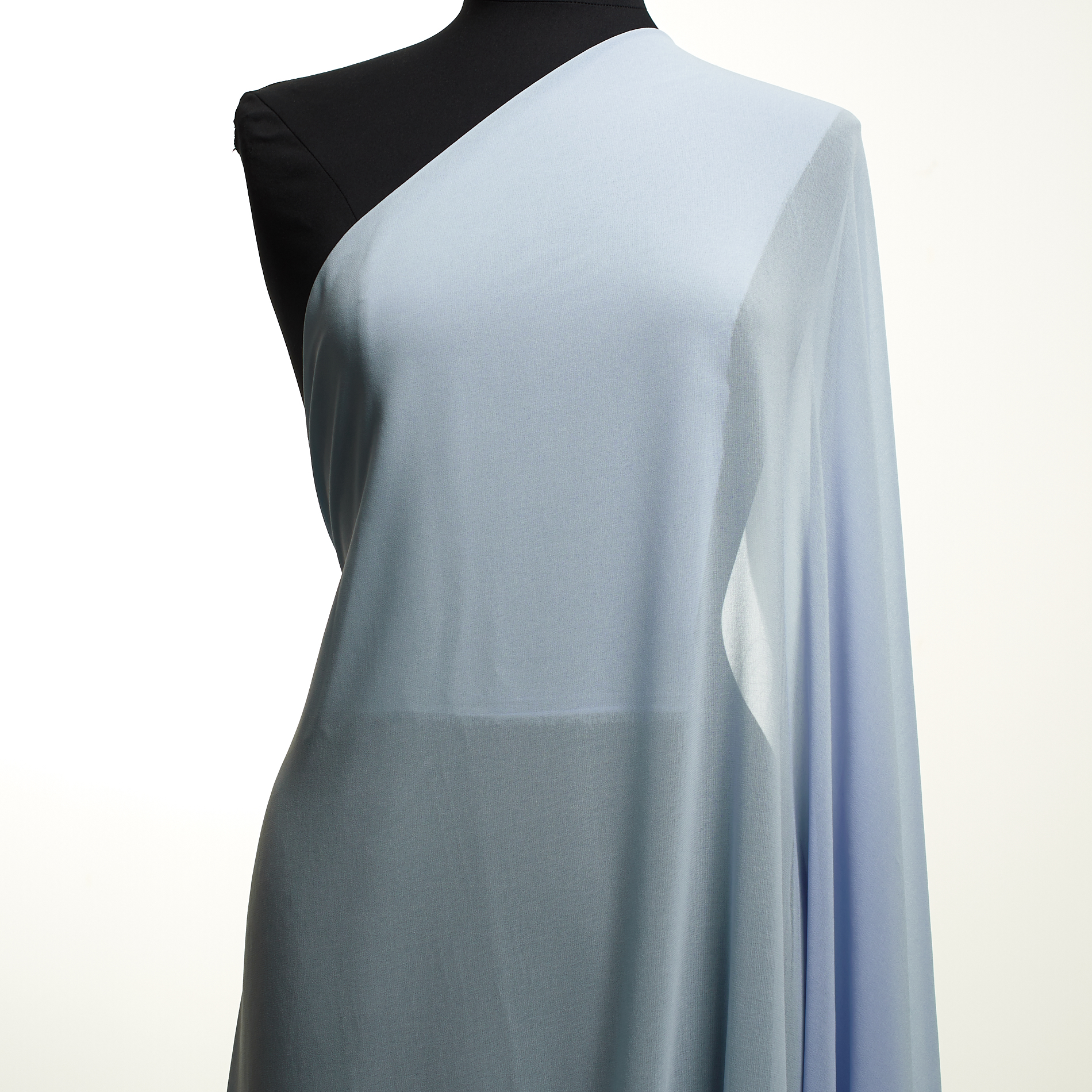 Креп, Прозрачная, Dusty Blue (F000033461) - Манекен