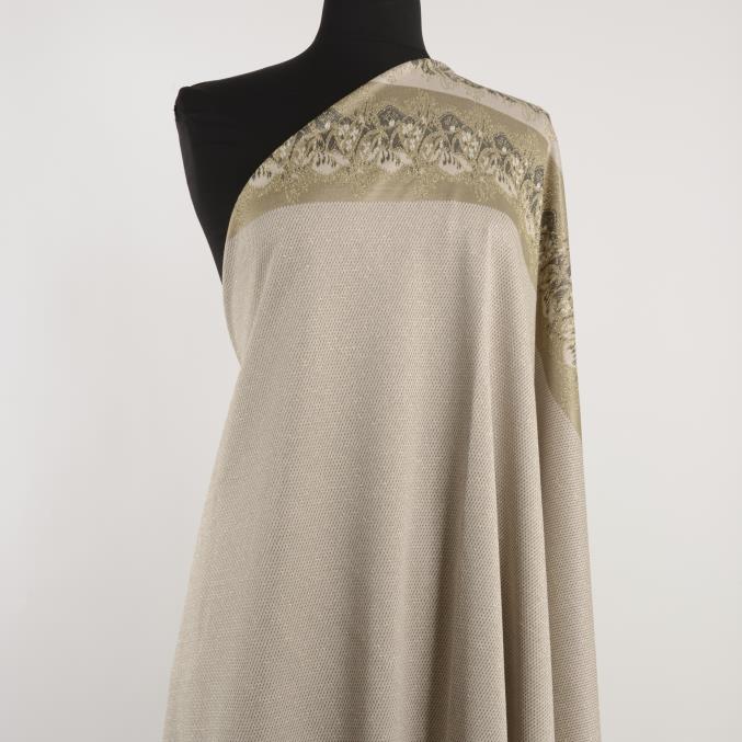 Jersey, Jacquard, Viscosa, Ivory (F000030416) - Maniquí