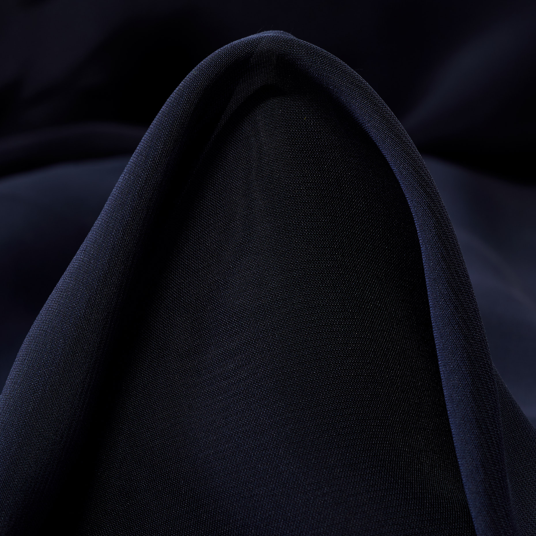 Chiffon, Seta, Viscosa, Midnight Blue (F000043319)