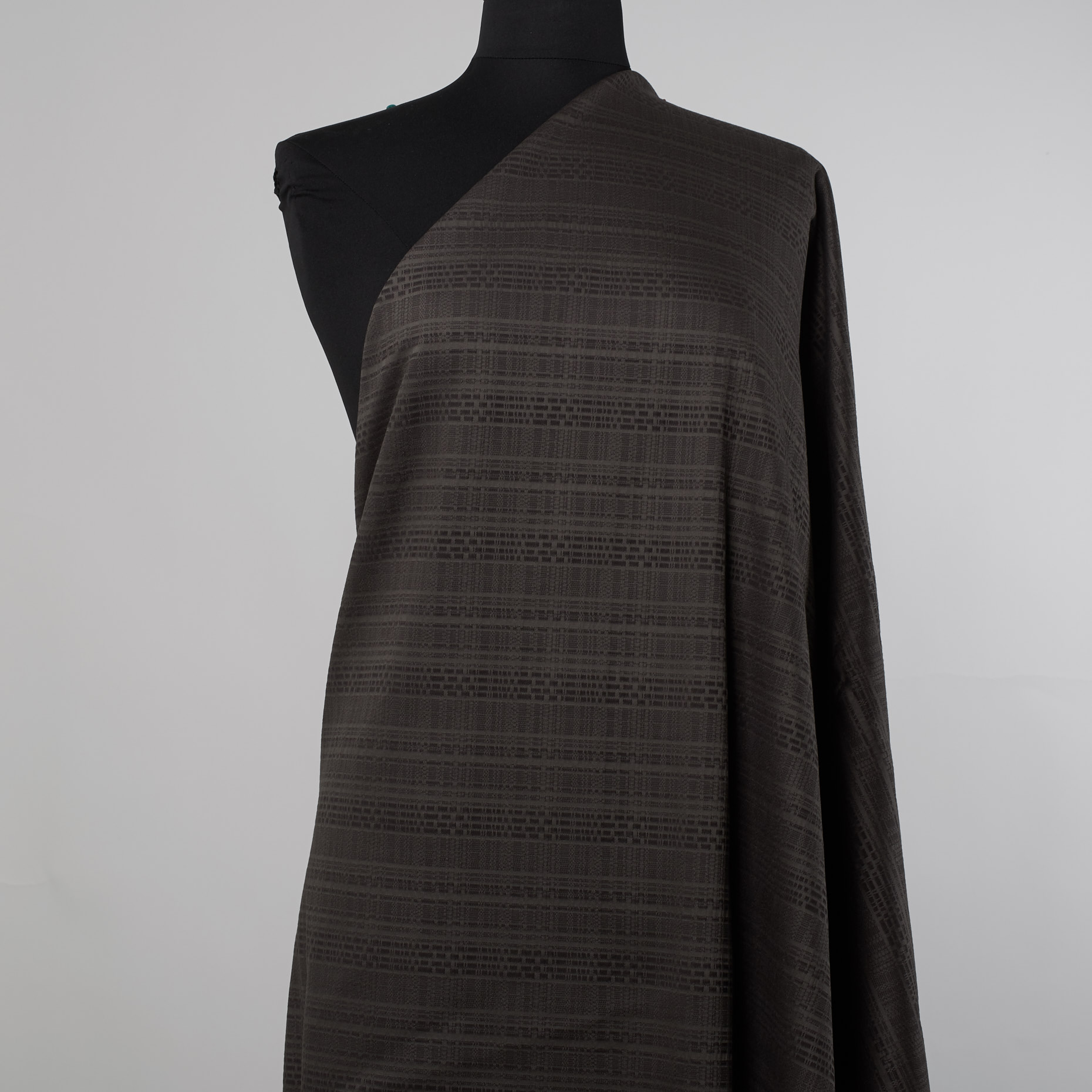 JACQUARD, COTTON VISCOSE, ELASTIC, COFFEE QUARTZ (F000020902) - Mannequin