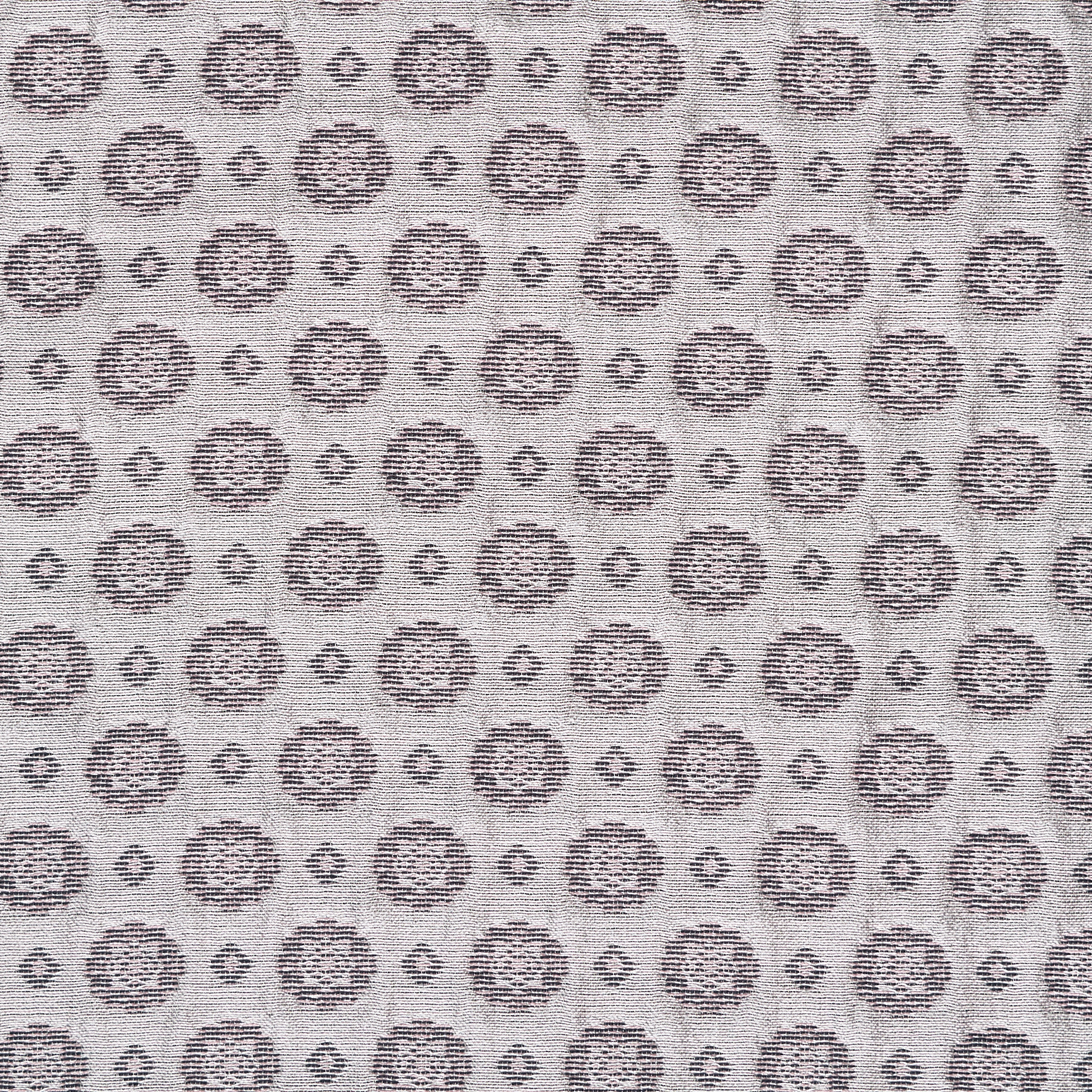 Jacquard, Baumwolle, Seide, Silver (F0001918) - Gewebe
