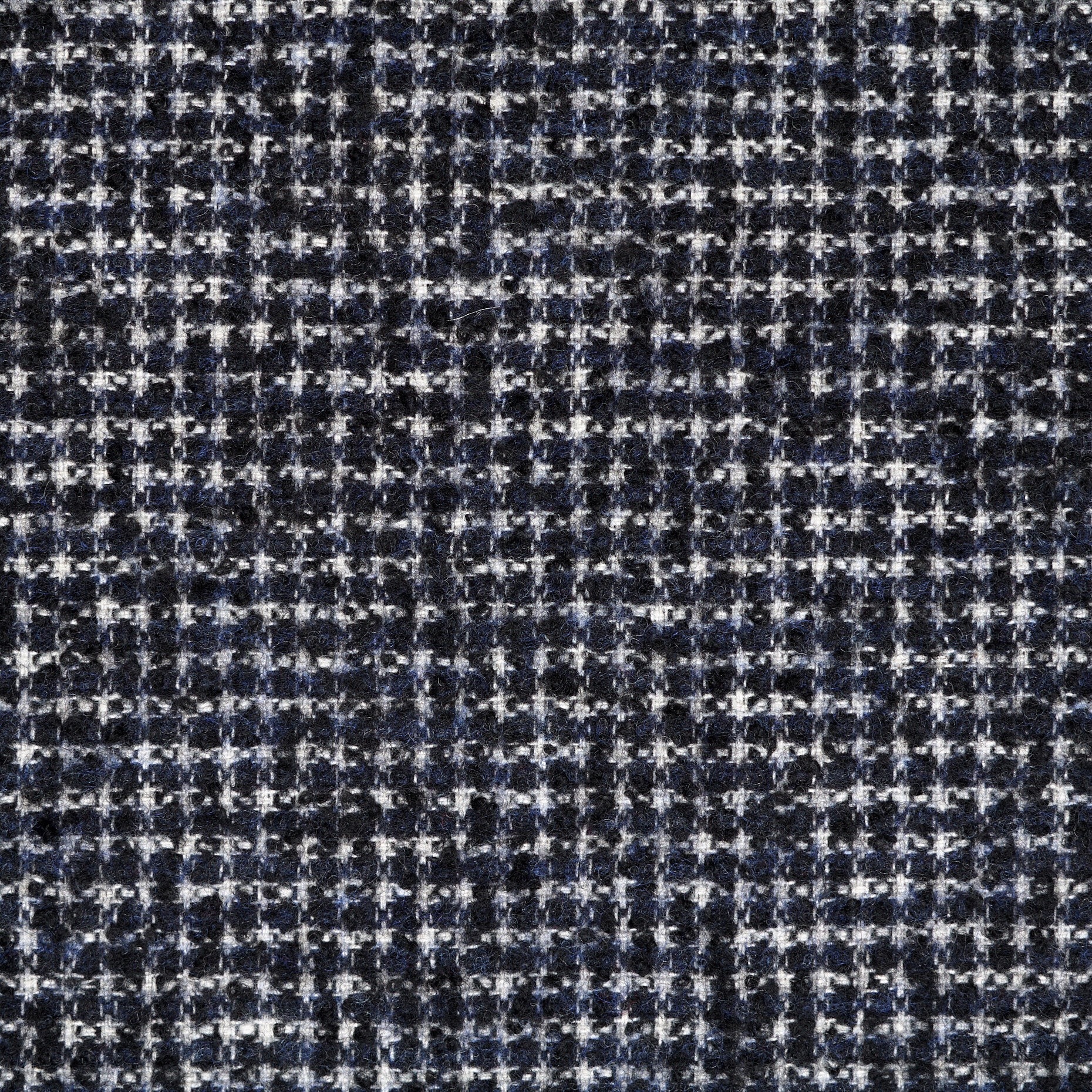 Coton , Mélange de Laine, Micro Design, Antique White&Graphite (F000045210) - Tissage