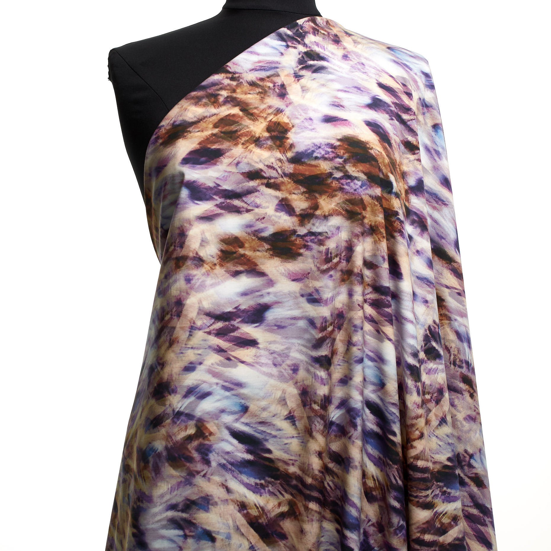 Хлопок тонкий, Принт, Lavender (F000018667) - Манекен