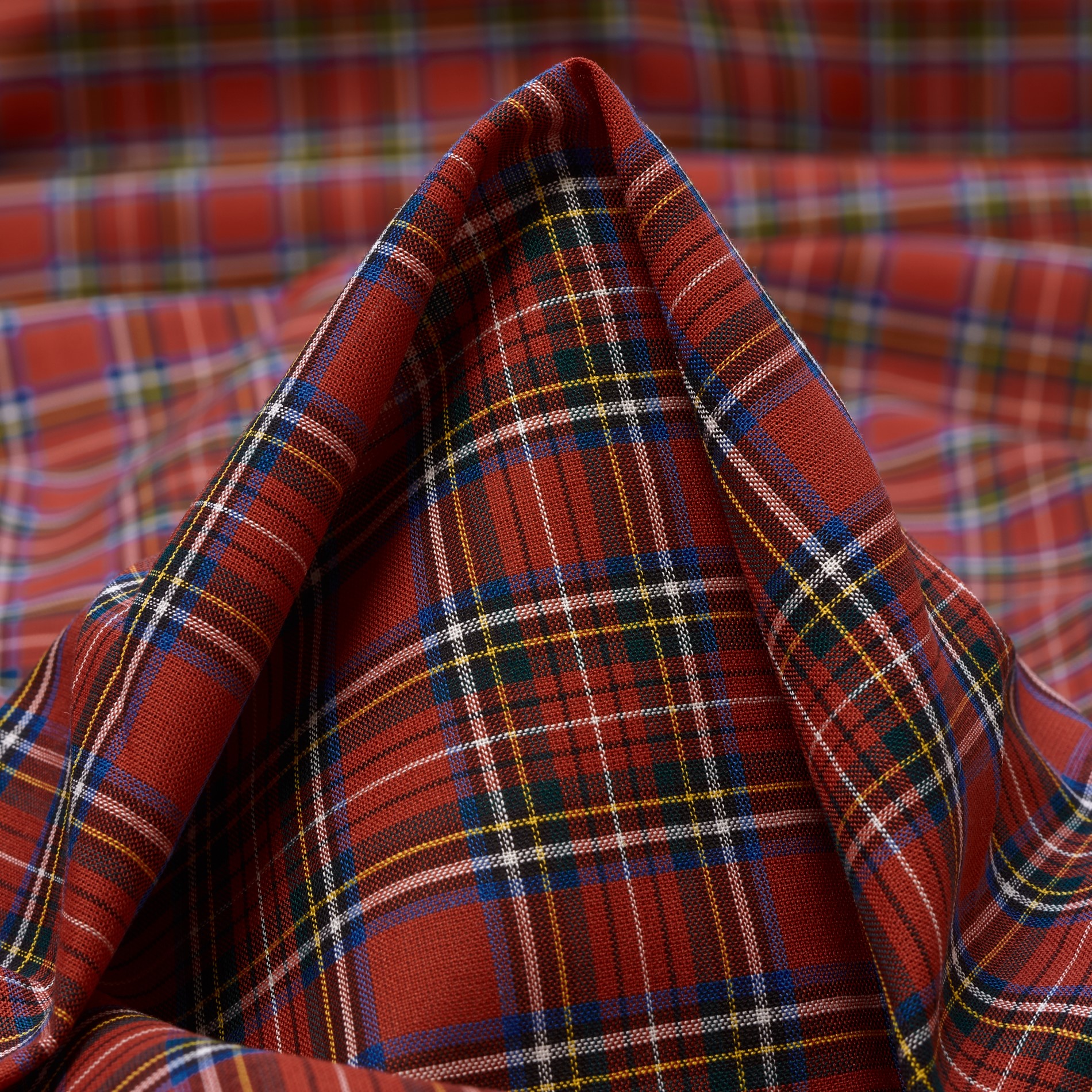 BATISTE, COTTON, TARTAN, CHERRY RED (F000033664)