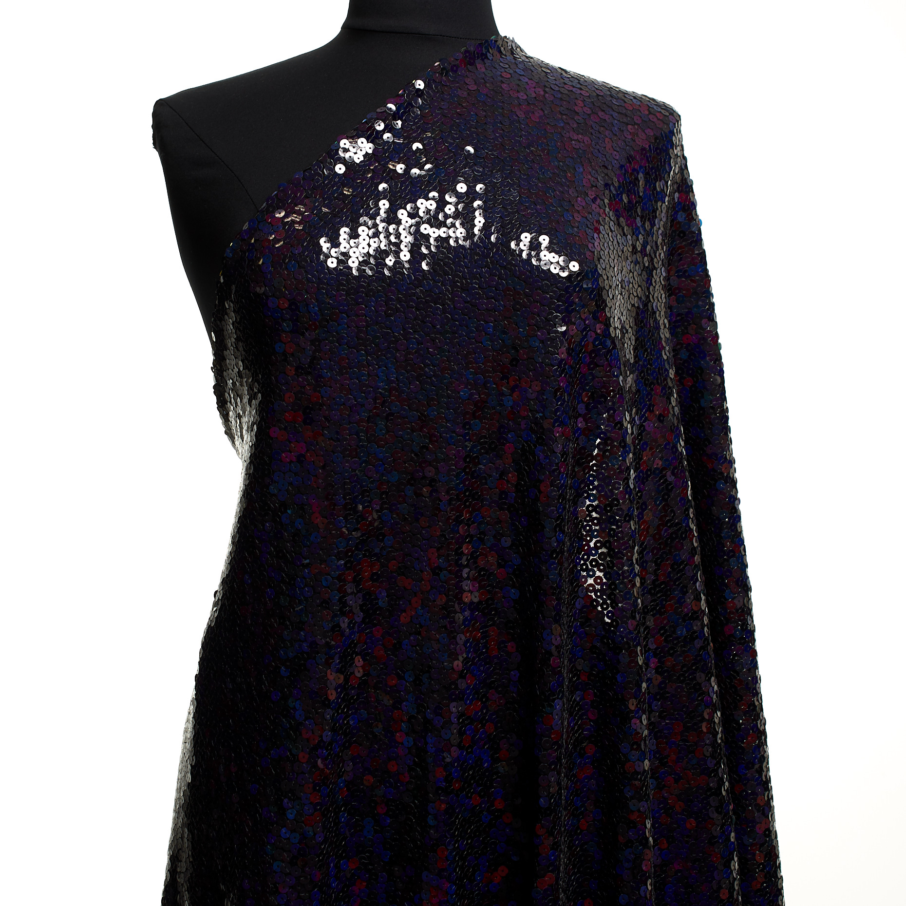 Paillettes, Viscosa, Seta, Anthracite (F000037395) - Manichino