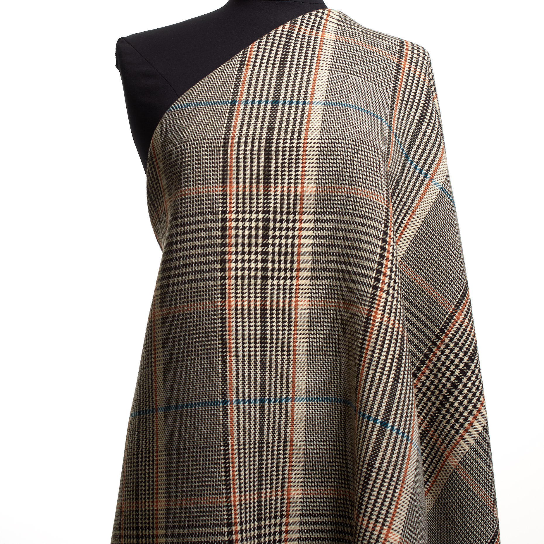 Wolle Mix, Glencheck, Tiramisu (F000040053) - Schaufensterpuppe