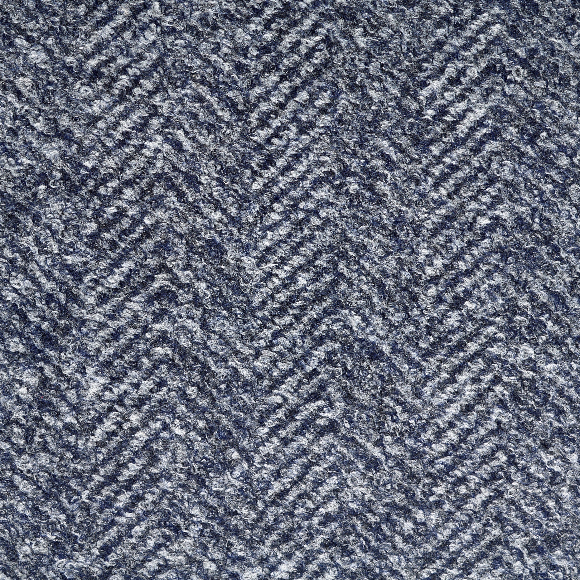 Трикотаж, Шерсть Смесовая, Шлифованный, Blue Indigo&Brilliant White (F000045187) - Ткань