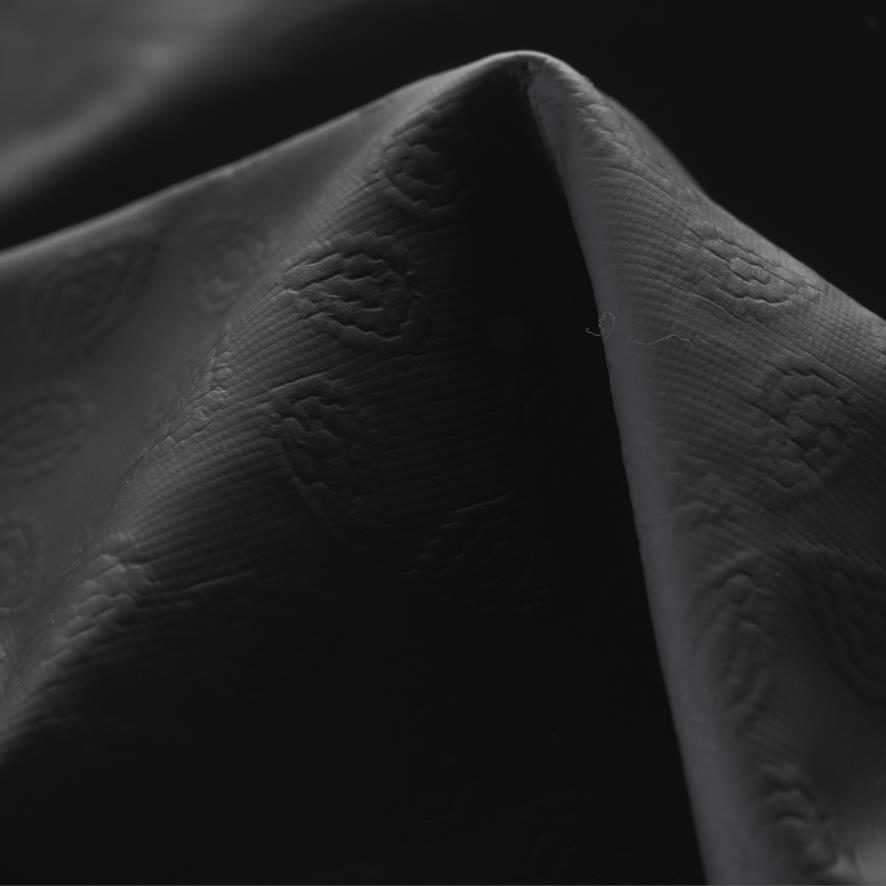 COTTON, COATED, WATER REPELLENT, JET BLACK (F000028097)