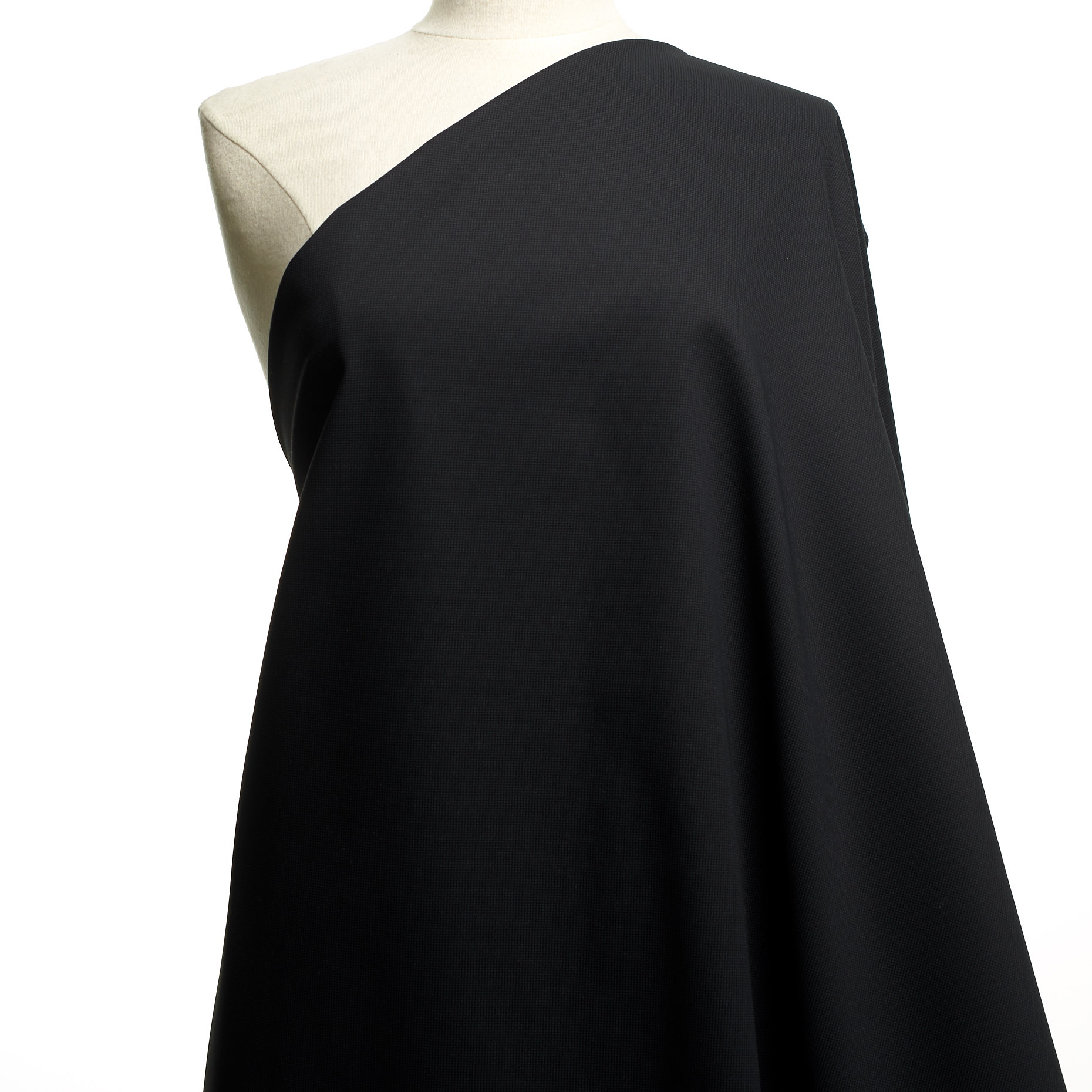 Coton , Élastique, Micro Design, Black Sand (F000037869) - Mannequin