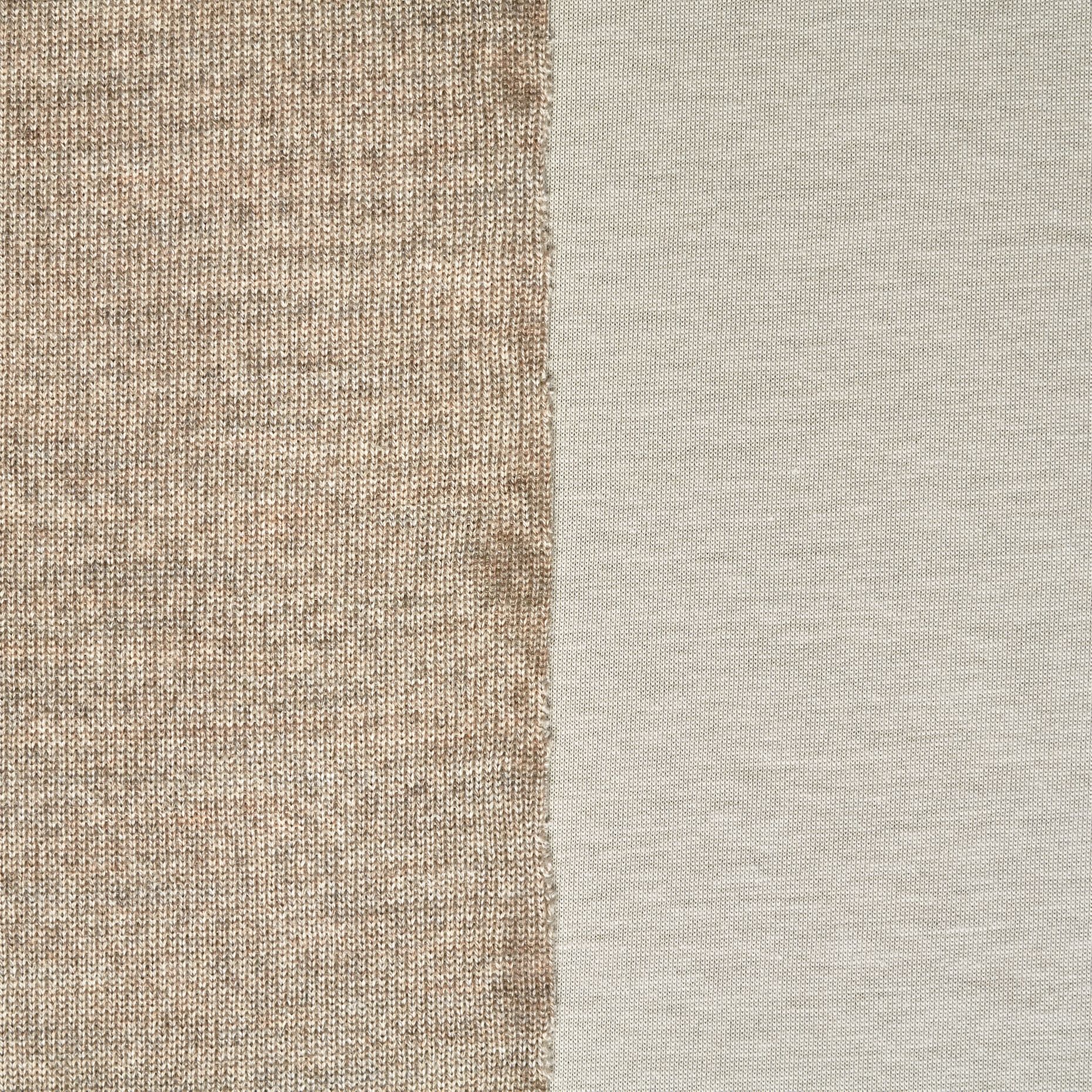 Double, Jersey, Wolle Mix, Feather Gray (F000048033) - Gewebe