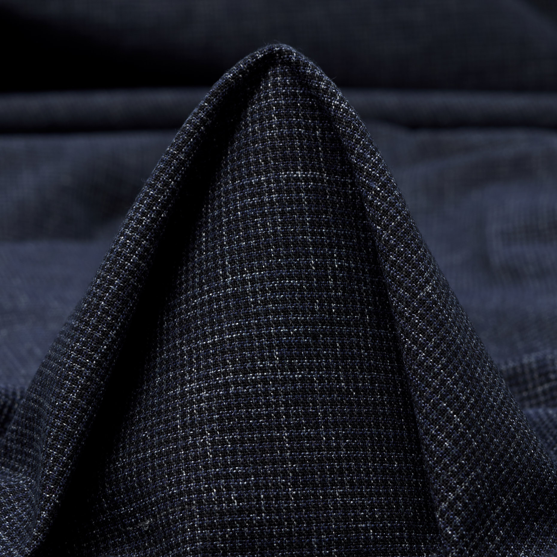 COTTON, MICRO DESIGN, MIDNIGHT BLUE (F000037879)