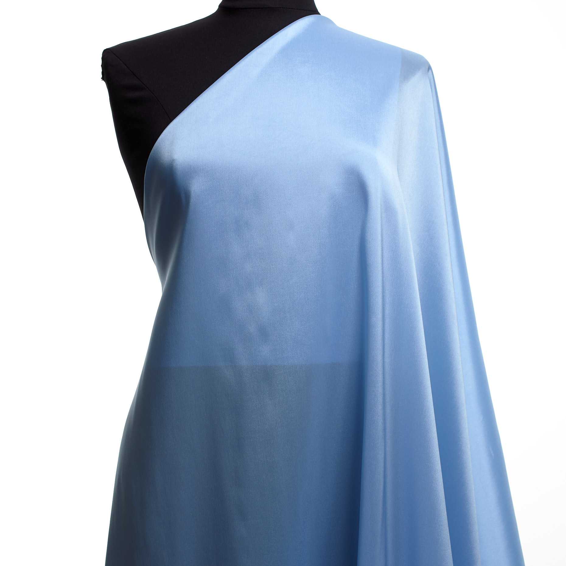 Подкладка, Ацетат, Стрейч, Sky (F000043005) - Манекен