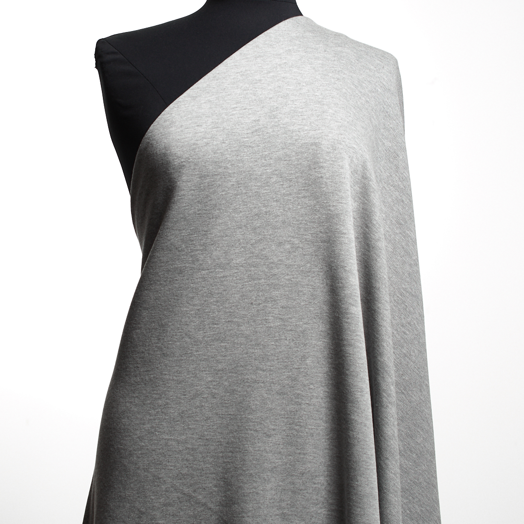 Трикотаж, Хлопок, Меланж, Chiseled Stone (F000034876) - Манекен