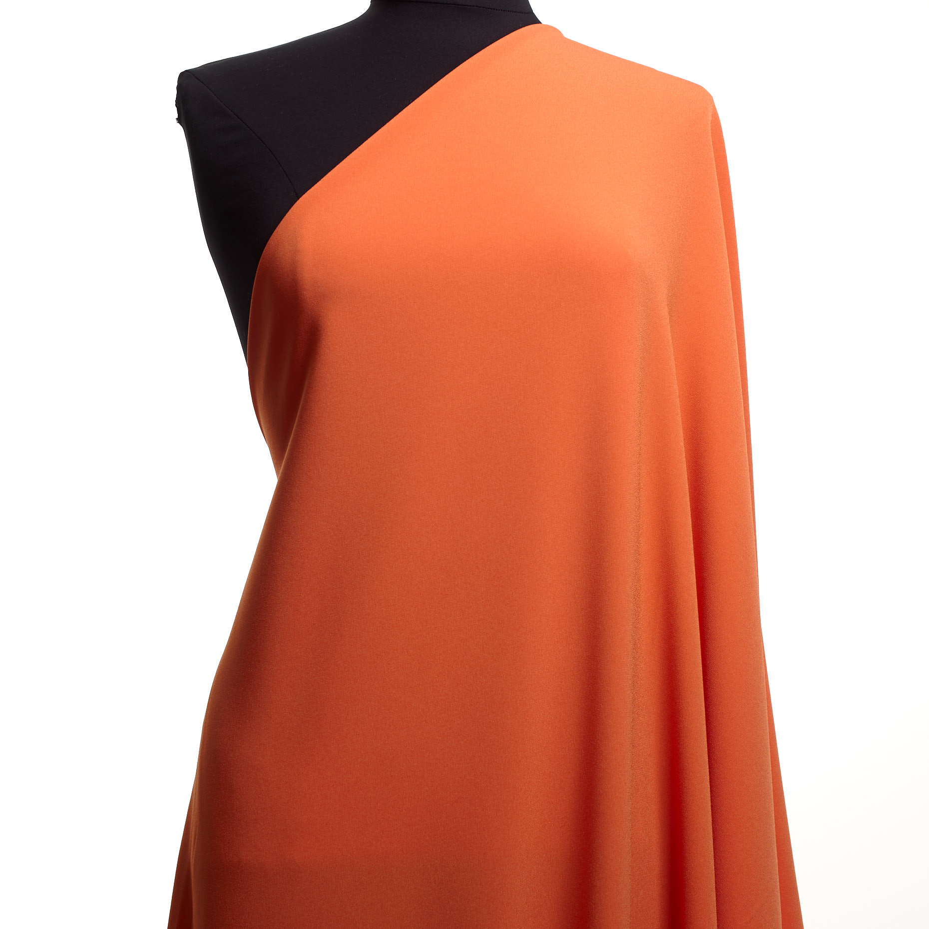 Krepa, Satyna, Triacetat, Jaffa Orange (F000042016) - Manekin