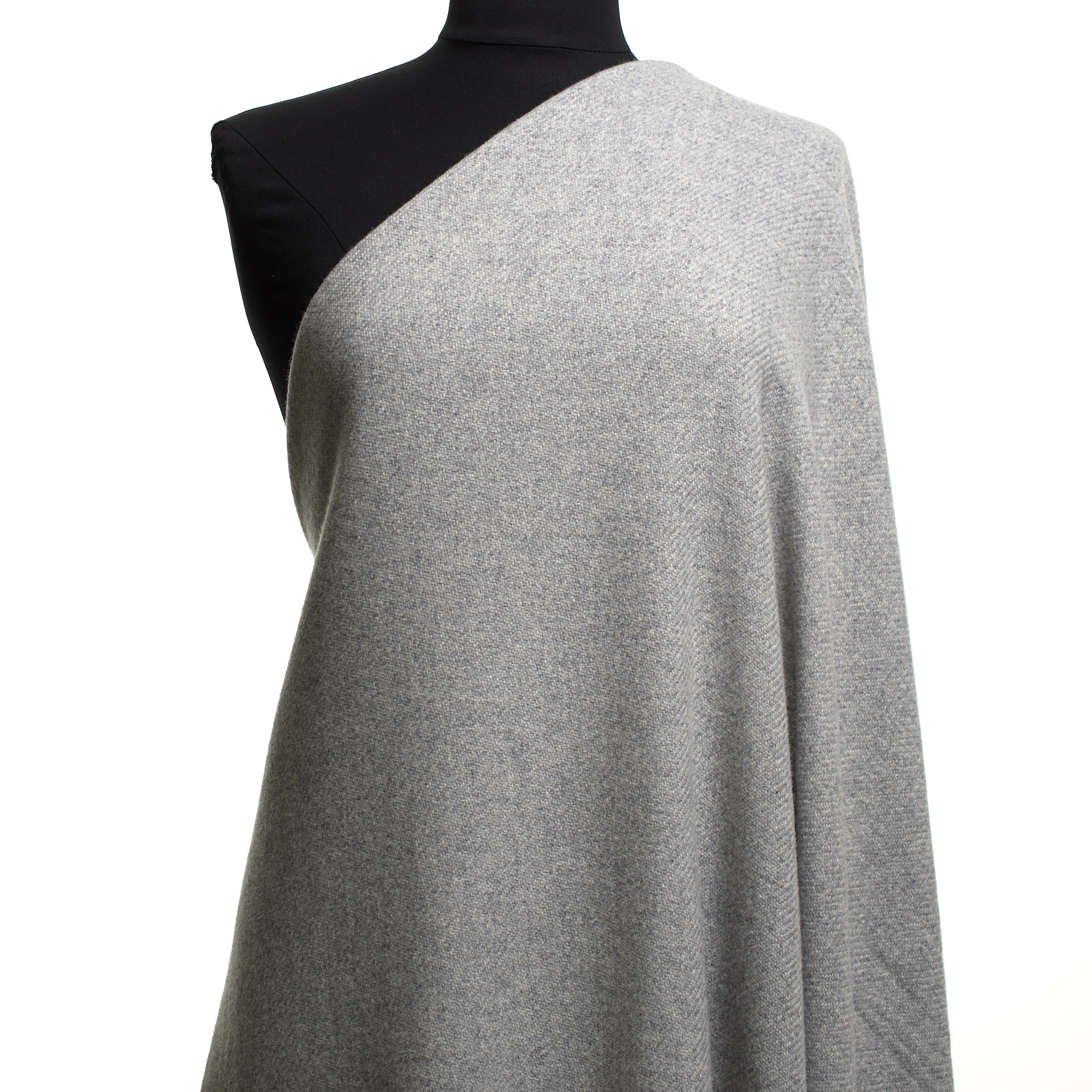 WOOL, MICRO STRUCTURE, MELANGE, HARBOR MIST (F000047427) - Mannequin
