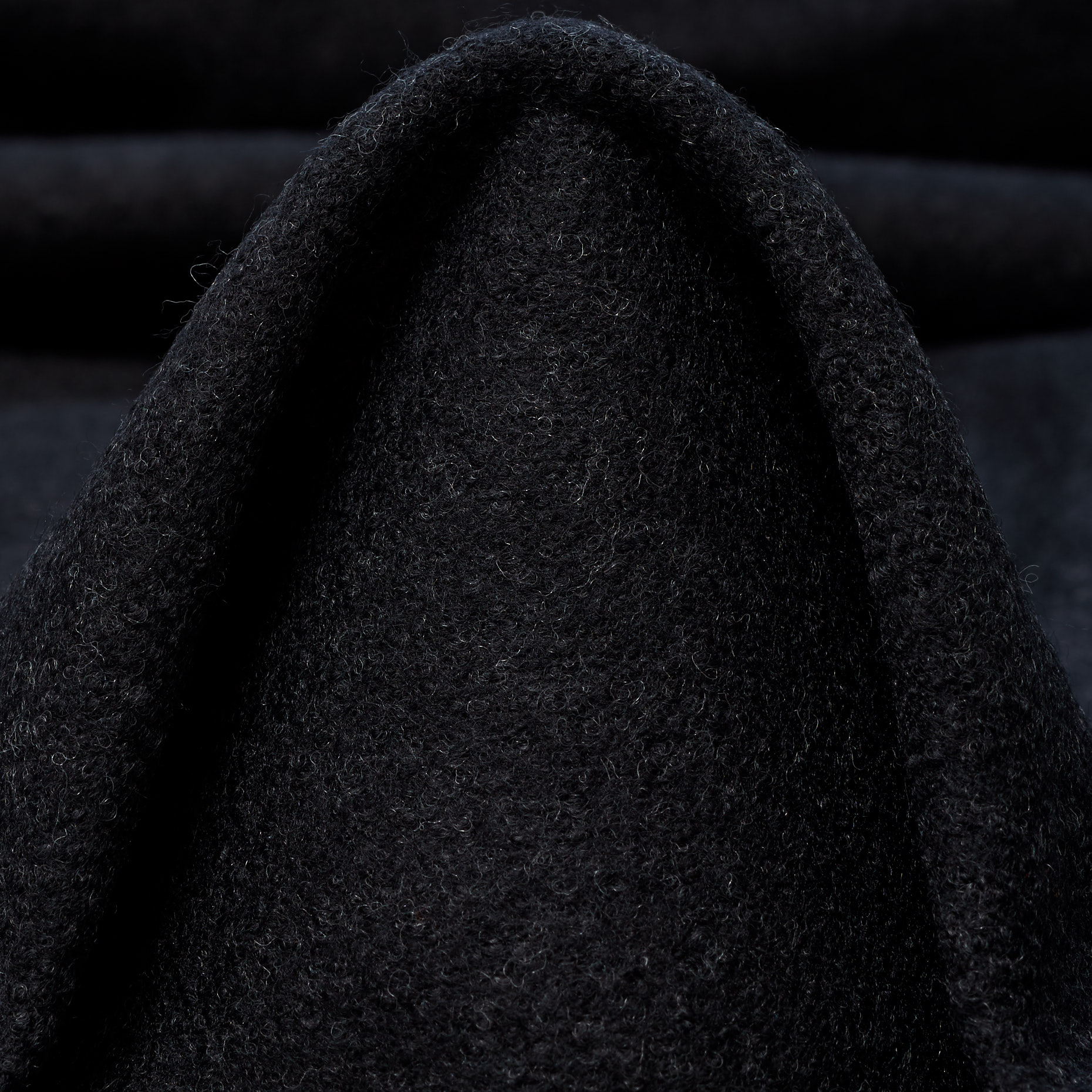 JERSEY, BOILED WOOL, BOUCLÉ, CHARCOAL ART (F000042902)