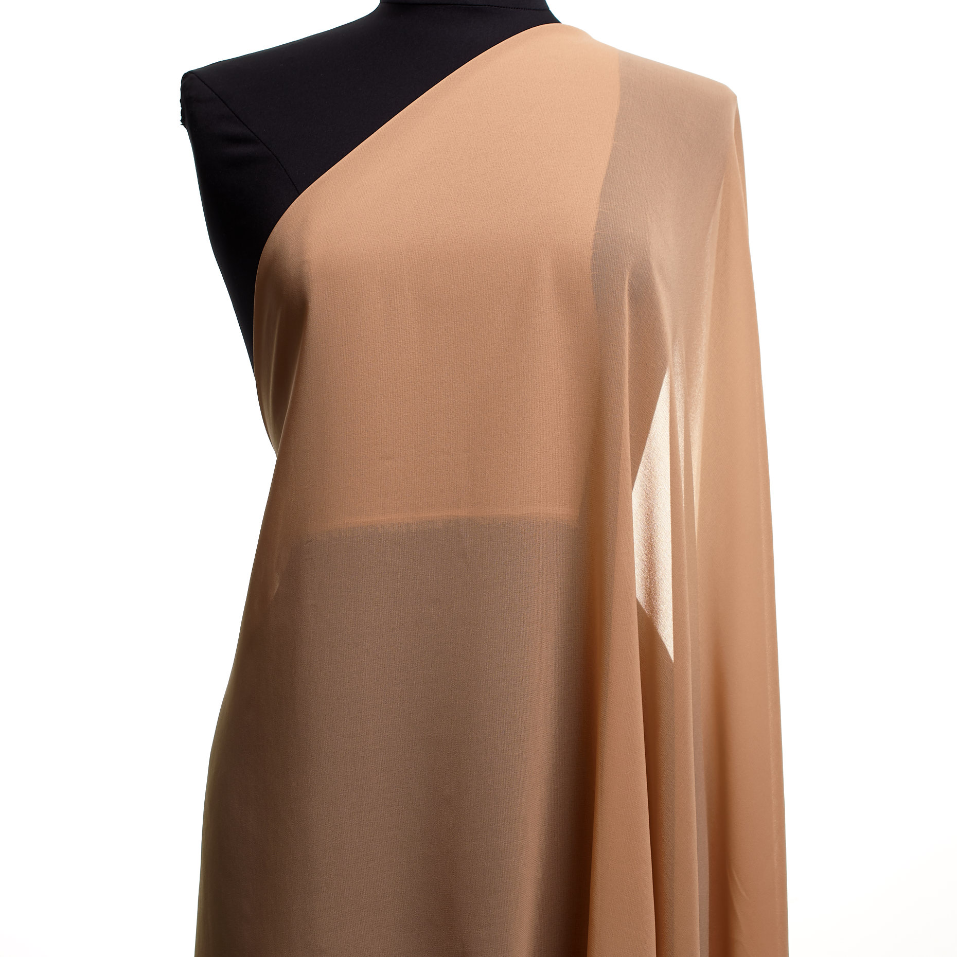 Szyfon, Krepa, Pale Peach (F000042772) - Manekin