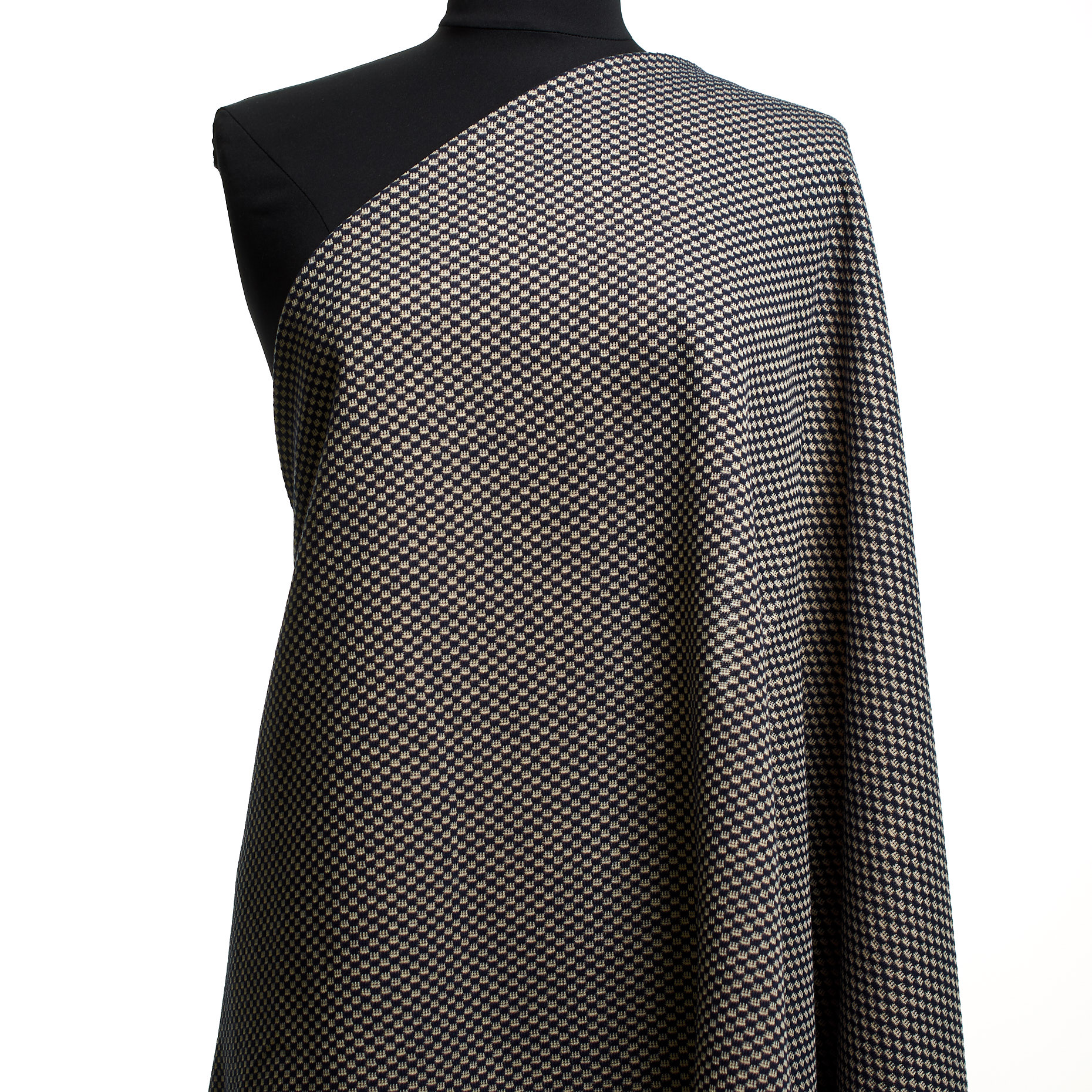 Jersey, Viscose , Coton Mixte , Inkwell&Brown Rice (F000045304) - Mannequin