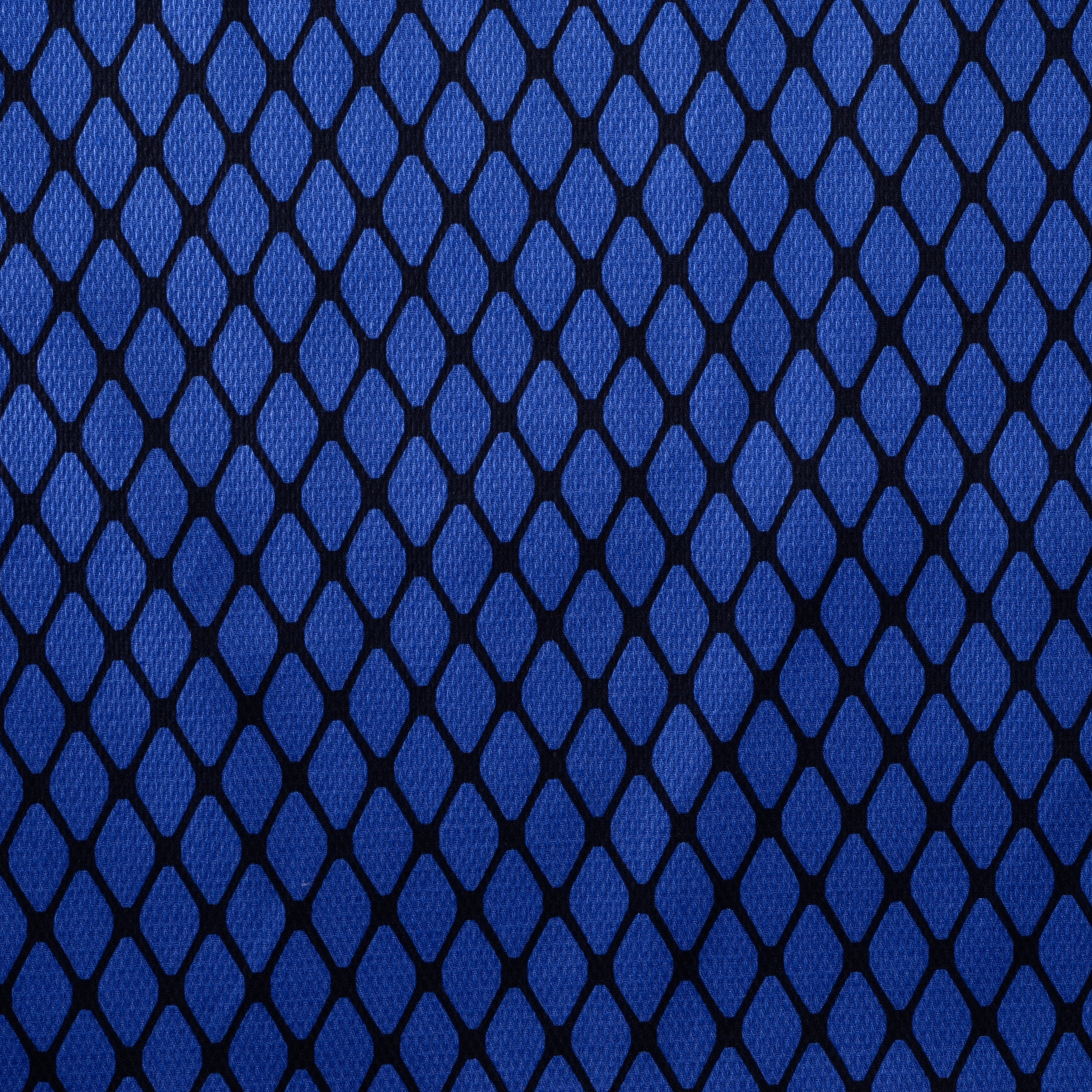 Piqué, Baumwolle Elastik, Bedruckt, Atomic Blue (F000022249) - Gewebe