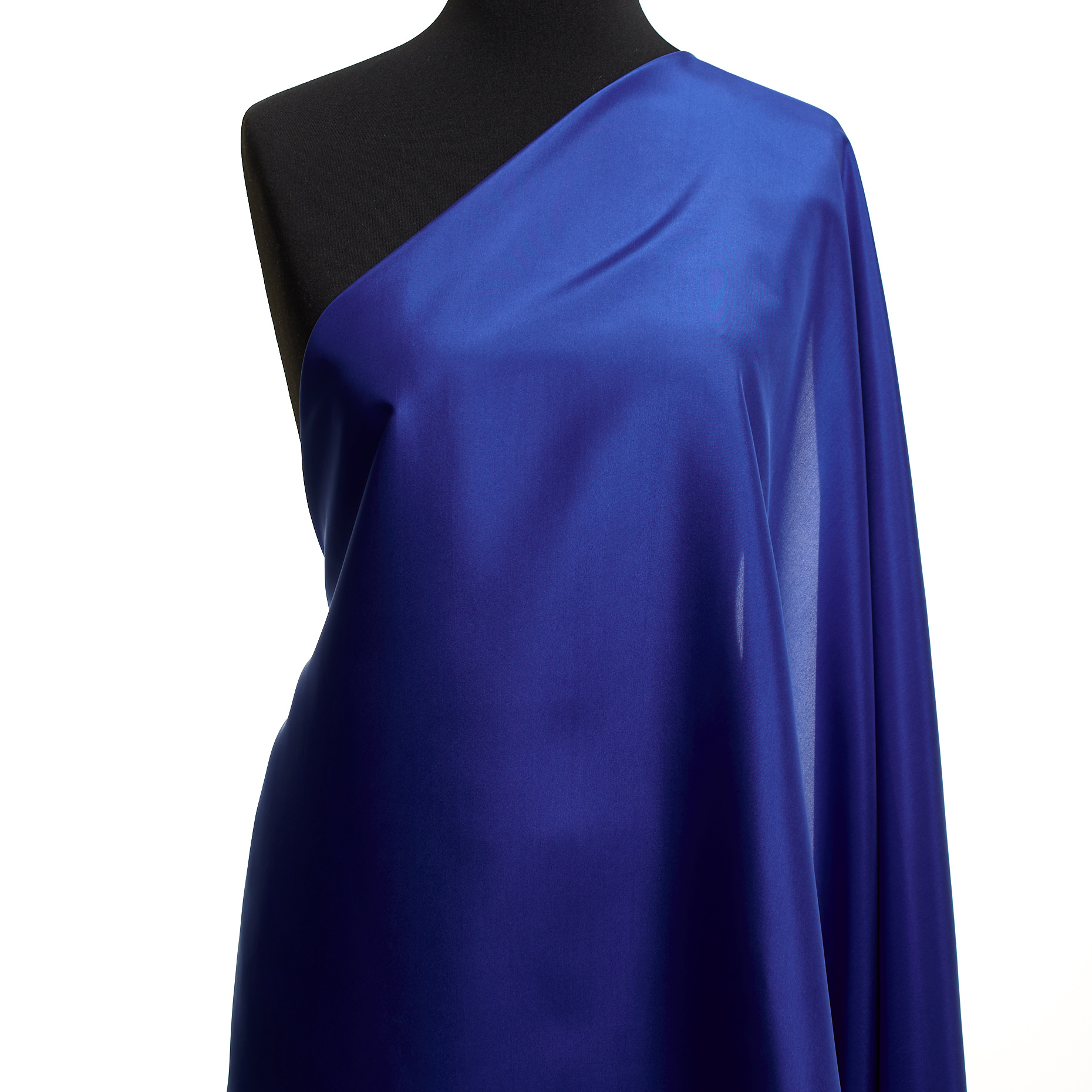 SATIN, SILK, SHIMMERING, LAPIS BLUE (F000049175) - Mannequin
