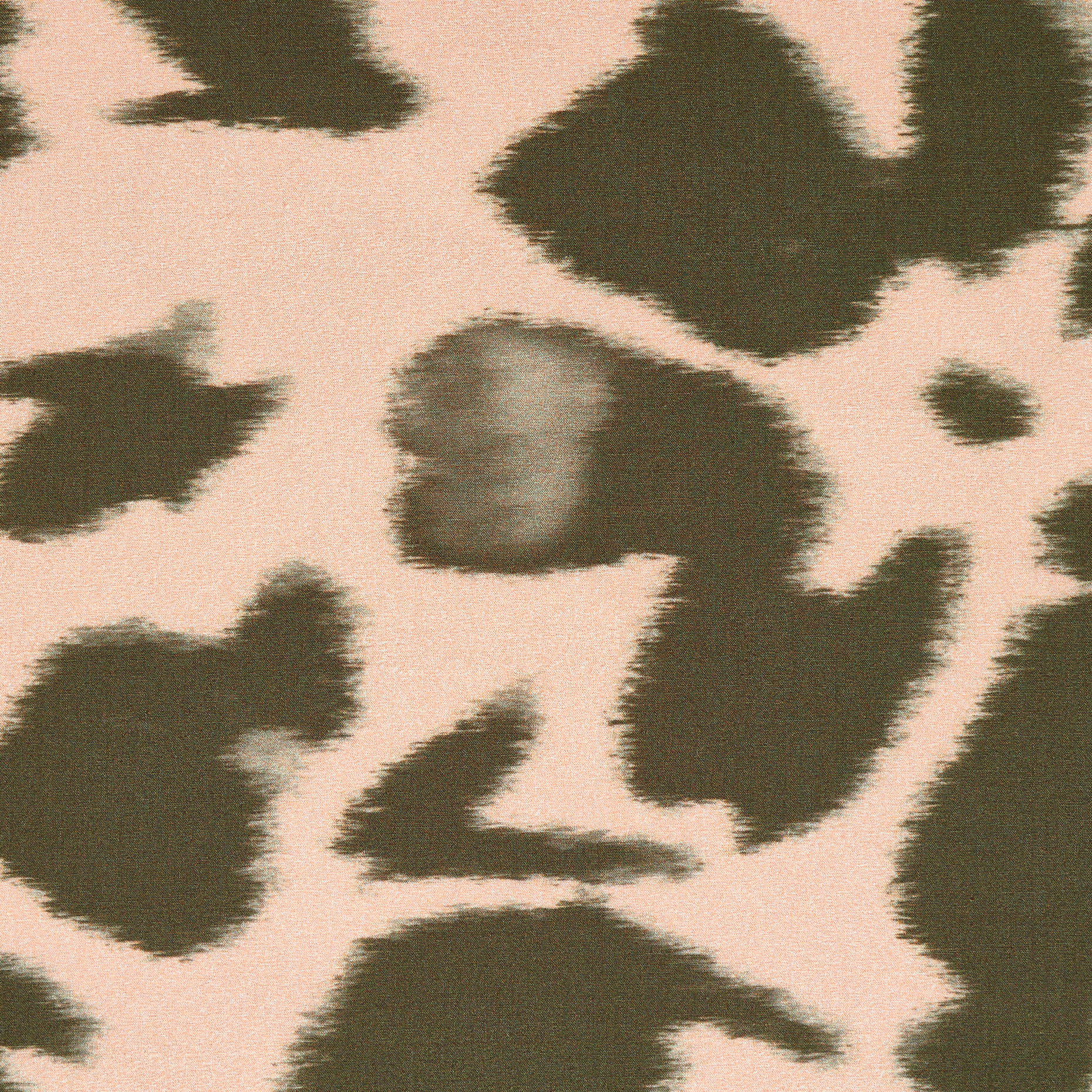 Popeline, Baumwolle, Bedruckt, Pink Marshmallow&Covert Green (F000049471) - Gewebe