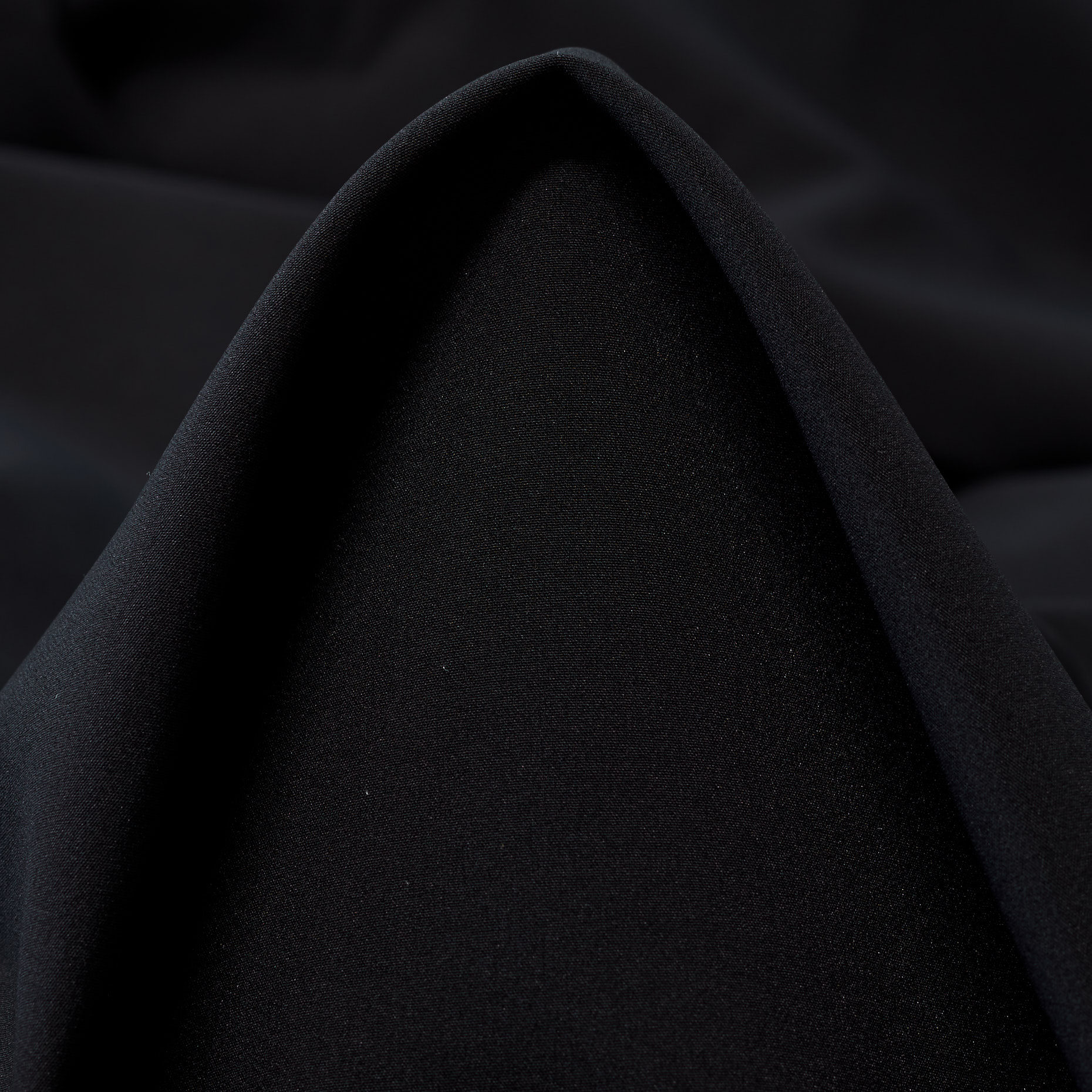 Трикотаж, Двойной, Пунто Милано, Raven Black&Dark Silver (F000041872)