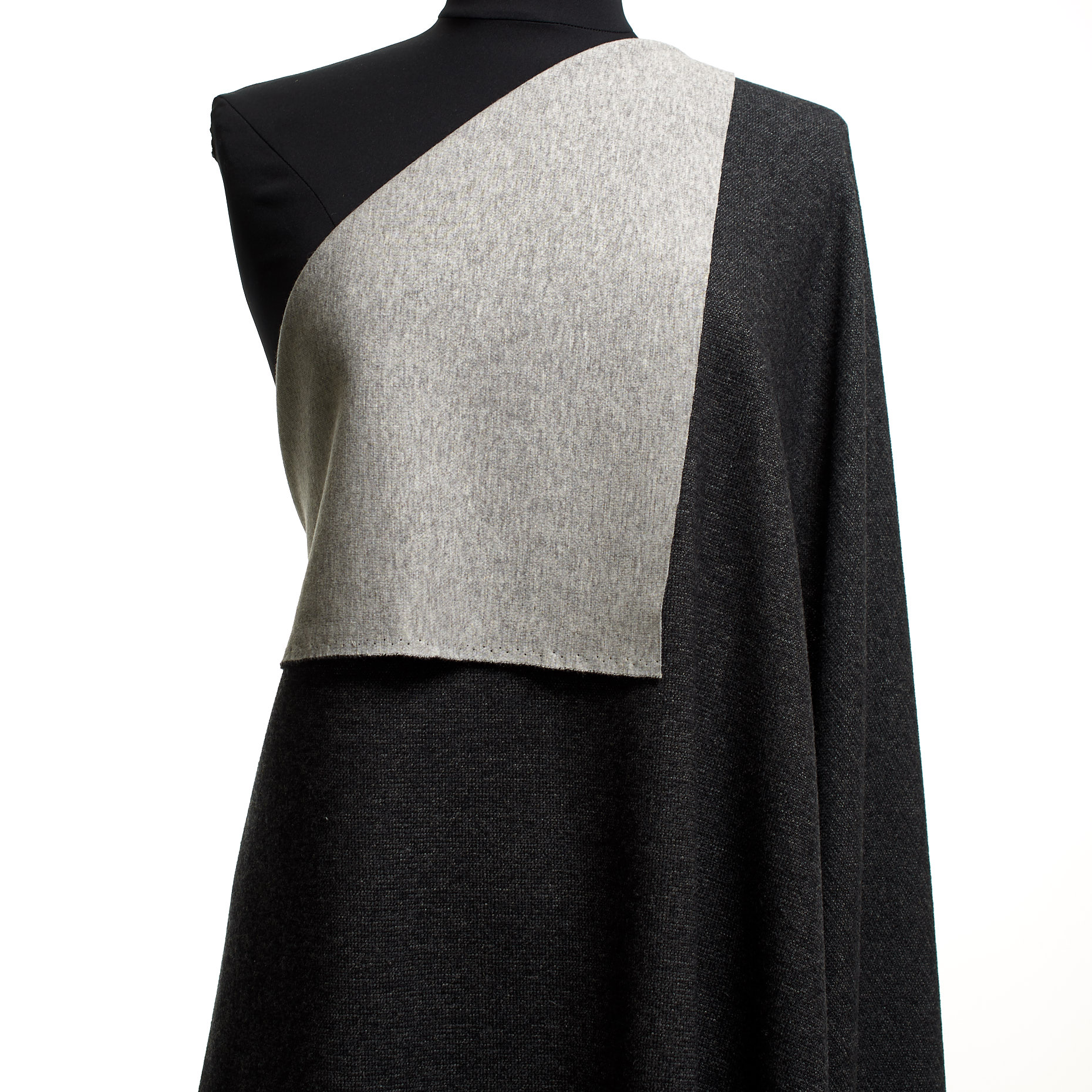 Jersey, Double, Misto Lana, Ash&Black Sand (F000044660) - Manichino