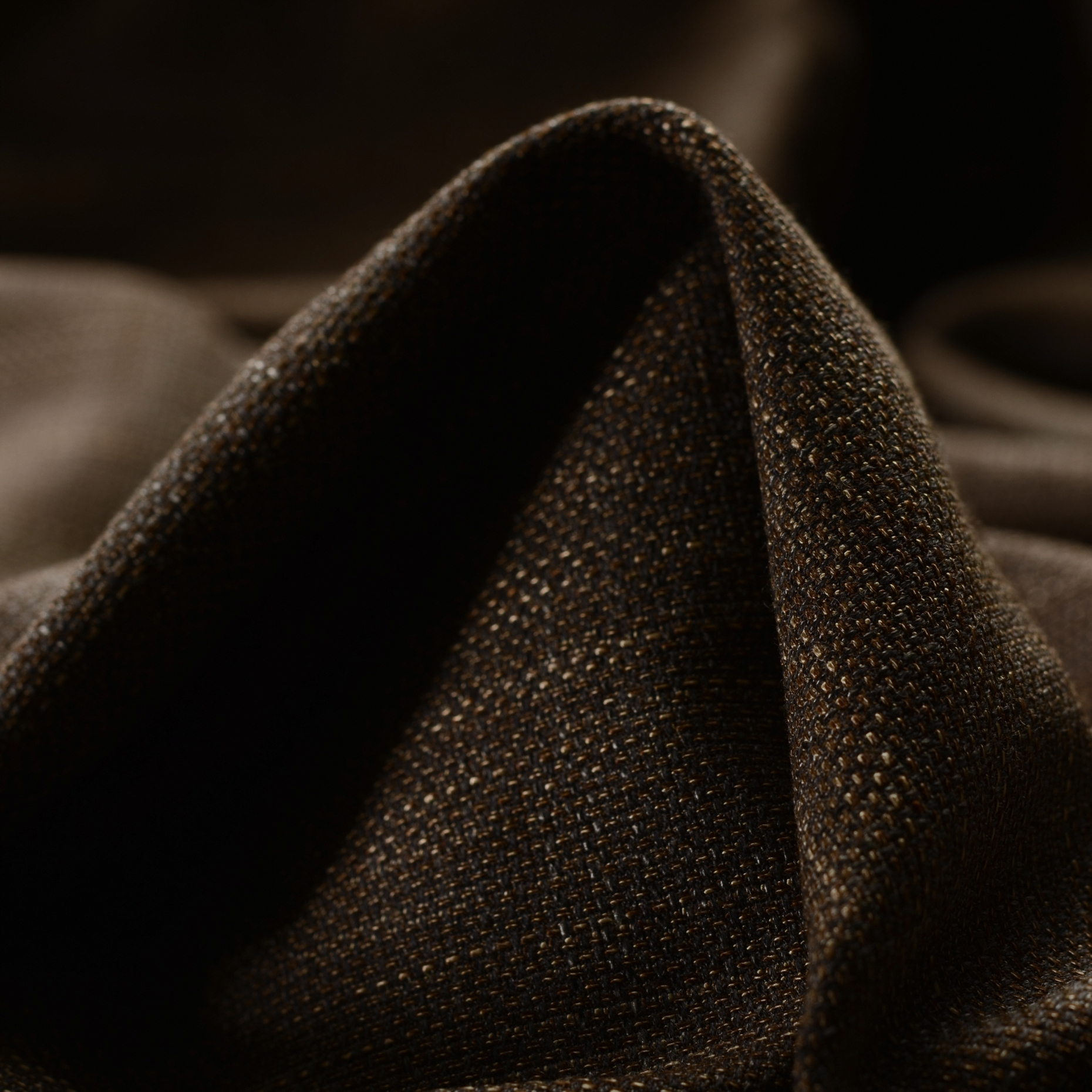 Lekka wełna, Wiskoza, Melange, Toffee (F000018780)