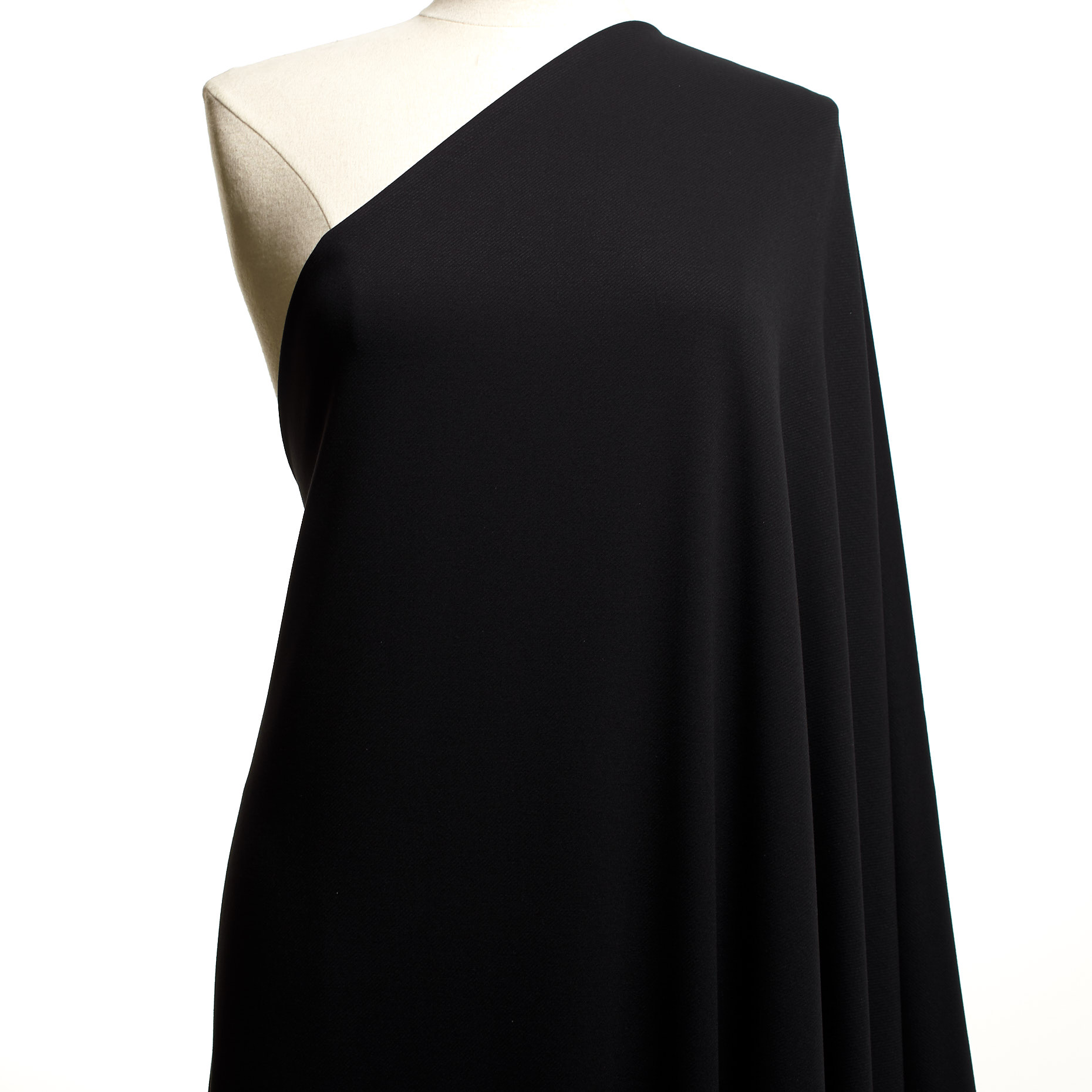 Sergé, Viscose , Elástique, Raven Black (F000036552) - Mannequin