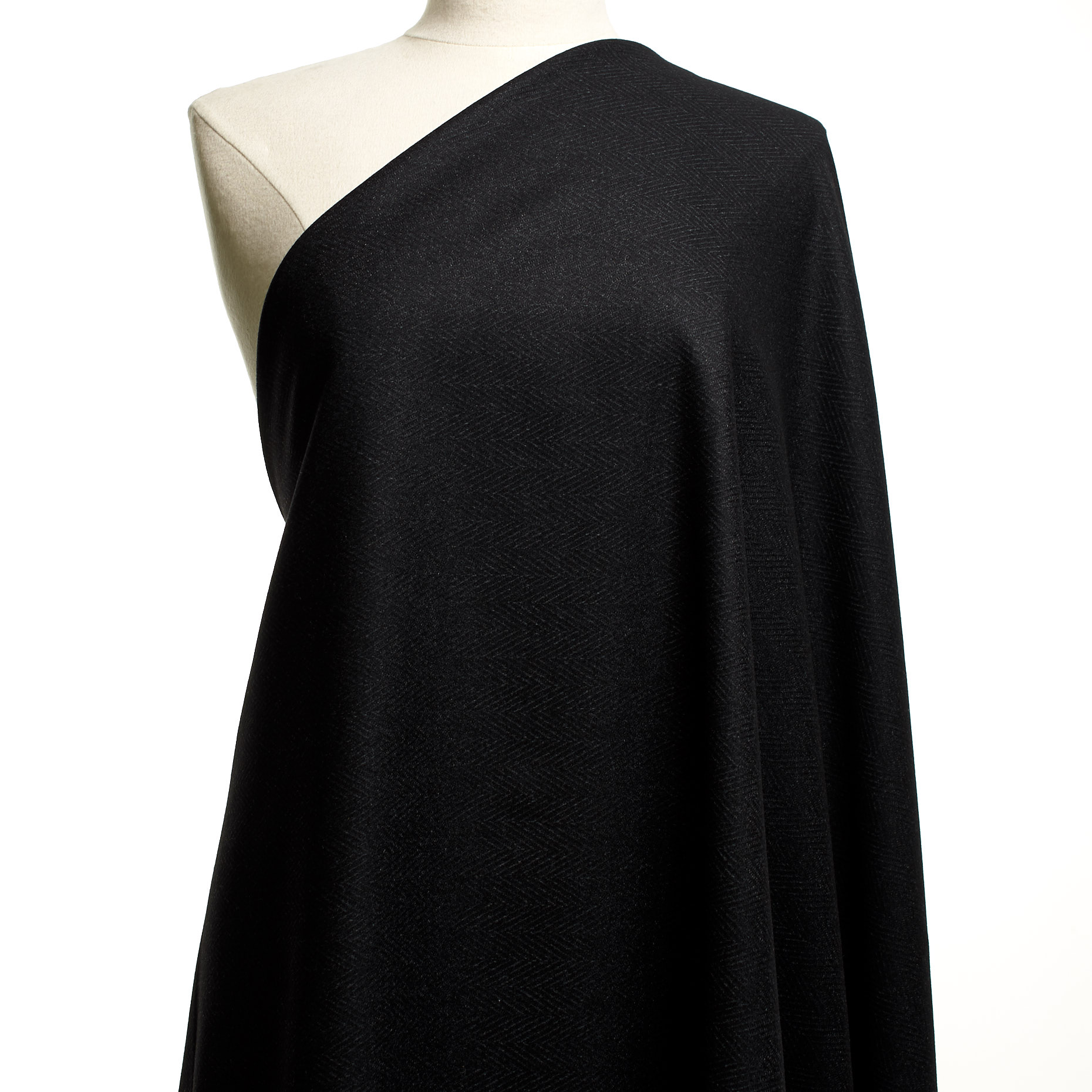 Фланель, Шерсть Виргинская, Anthracite (F000044889) - Манекен