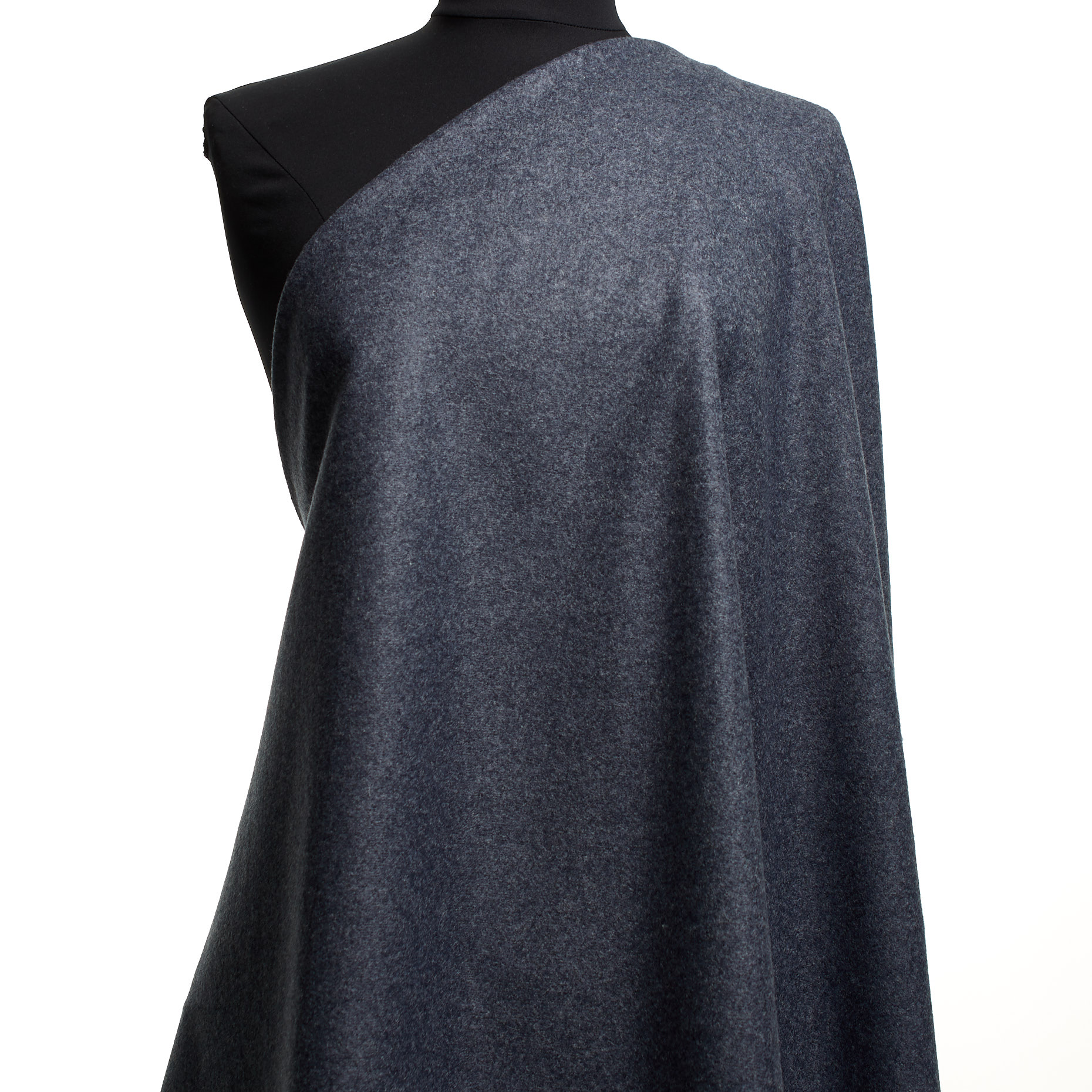 Jersey, Wolle Mix, Melange, Blue Indigo (F000044912) - Schaufensterpuppe