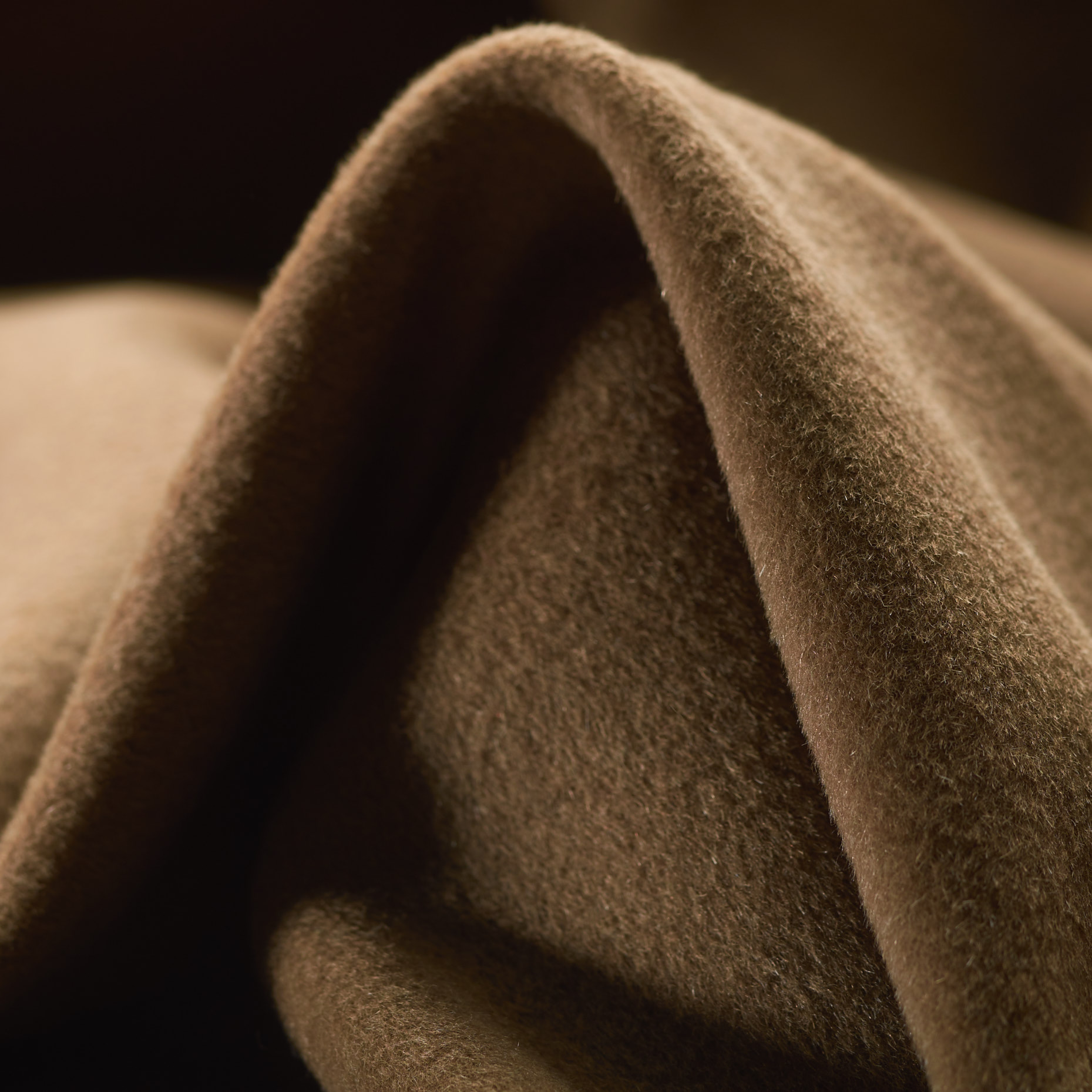 BOILED WOOL, VIRGIN WOOL, WALNUT (F000026075)