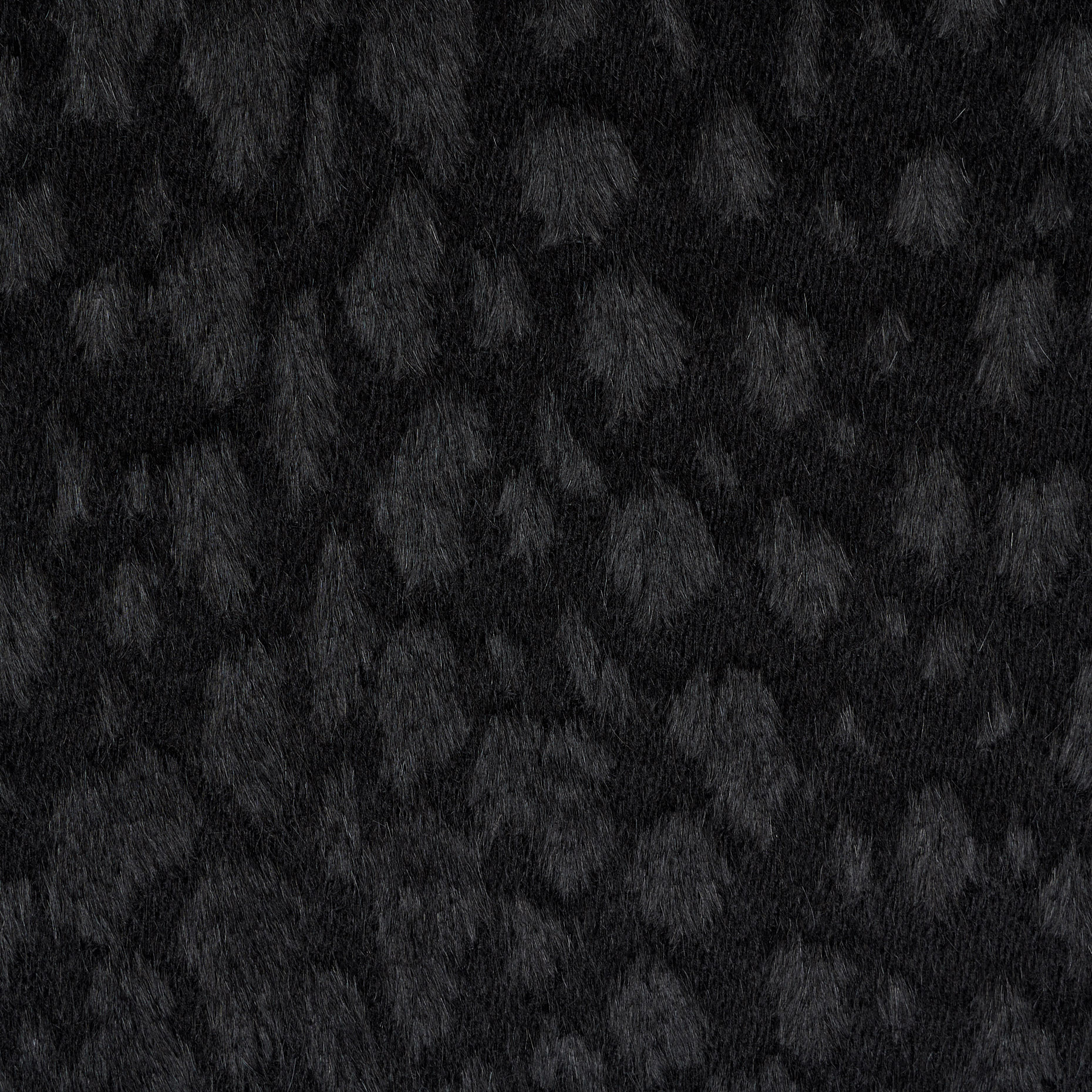 Jacquard, Alpaka Wolle, Animal, Raven Black (F000042611) - Gewebe