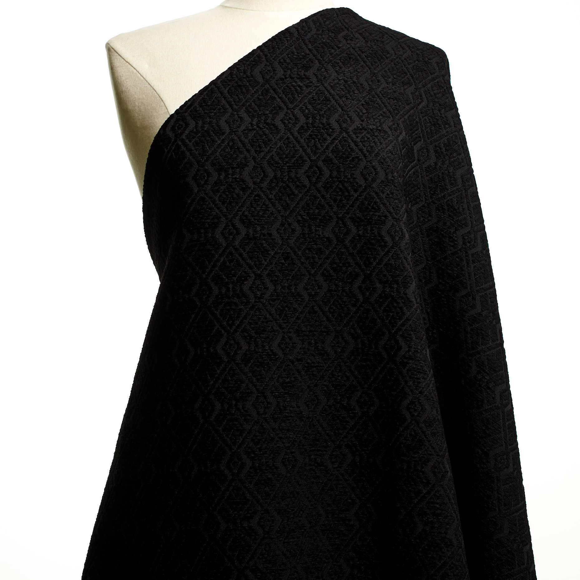 Jacquard, Tono su Tono, Raven Black (P000002910) - Manichino