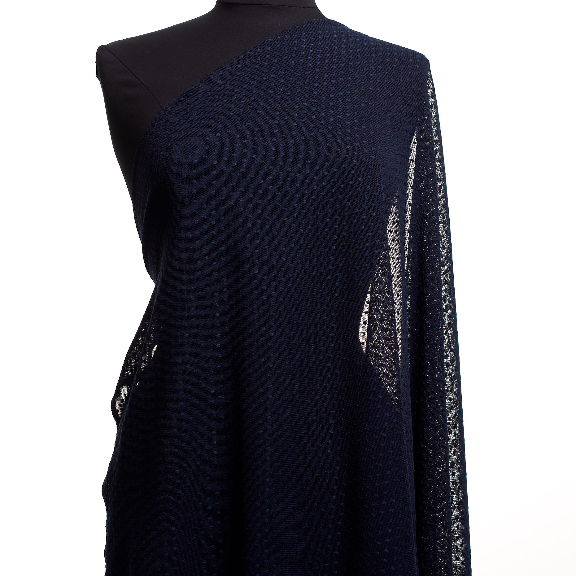 Tul, Elástico, Puntos, Blue Depths (F000041432) - Maniquí