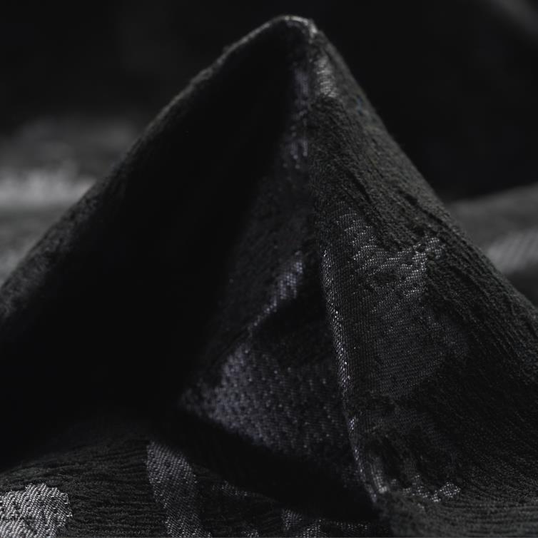 Jacquard, Algodón Mix, Tone on Tone, Raven Black (F000029018)