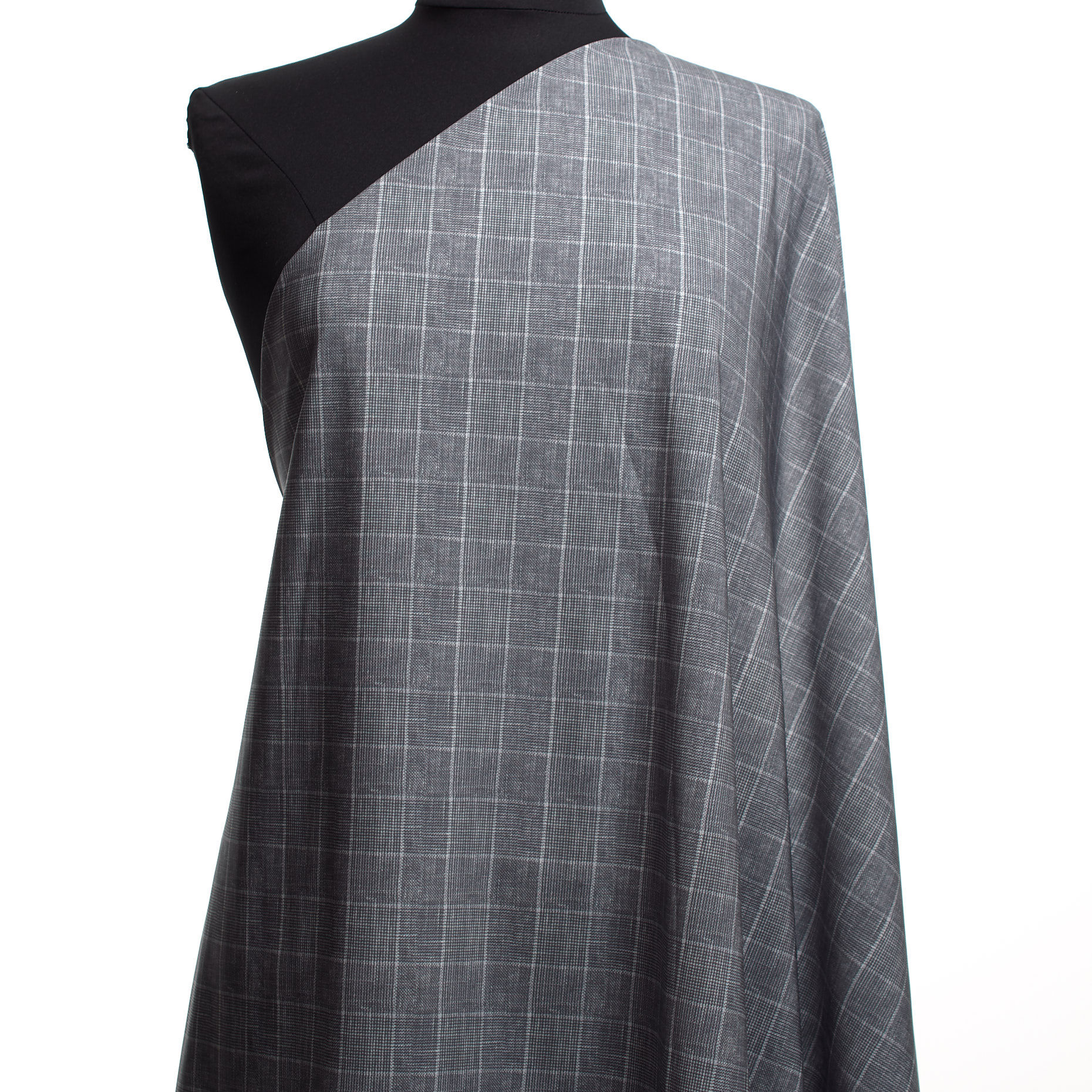 Techno Jersey, Cuadro, Alta Elasticidad, Ghost Gray (F000041410) - Maniquí