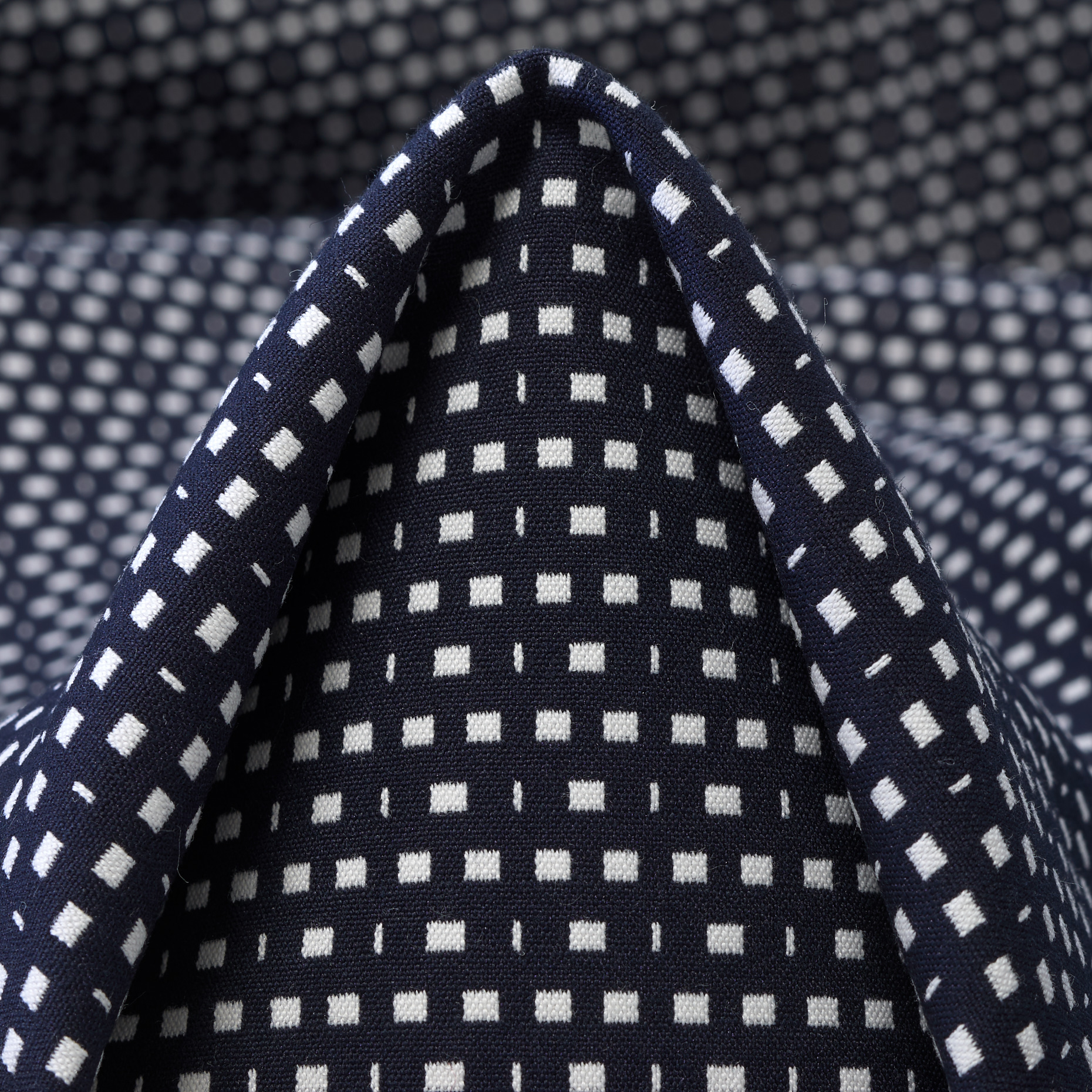 Jacquard Double, Algodón, Elástico, Snow White&Raven Black (F000019956)