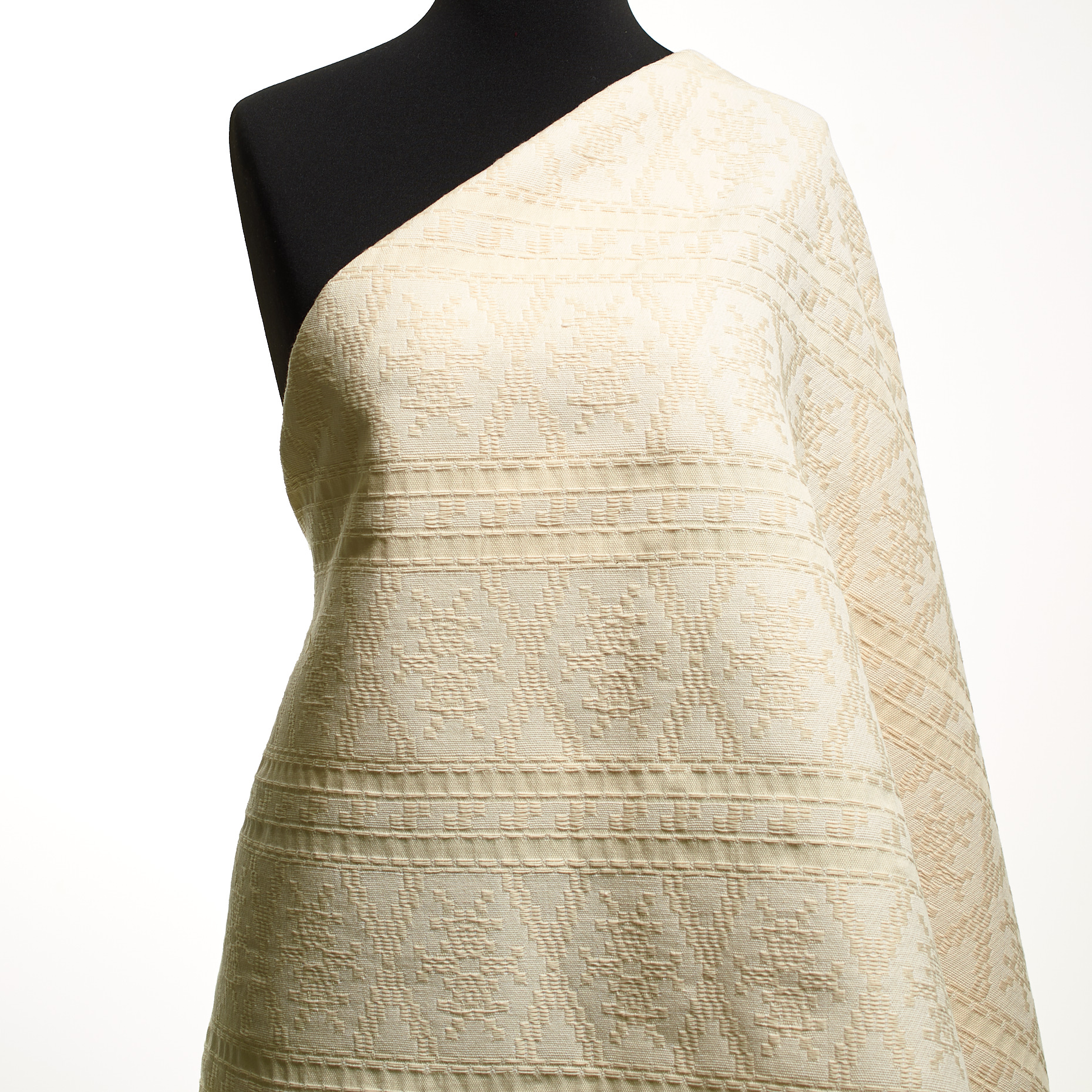 JACQUARD, COTTON, SNOW WHITE (F000049594) - Mannequin