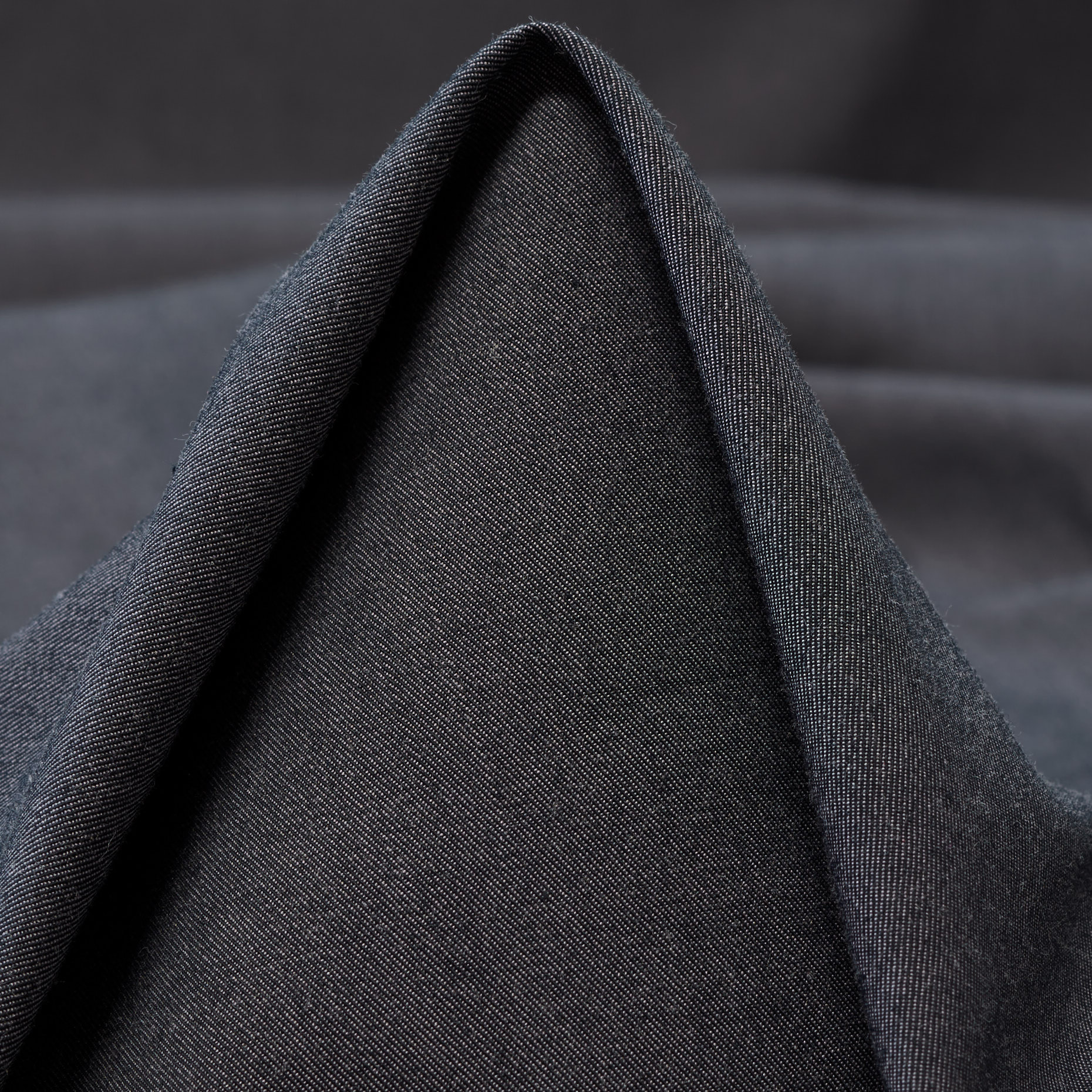 FLANNEL, COTTON ELASTIC, MELANGE, DARK SHADOW (F000036400)