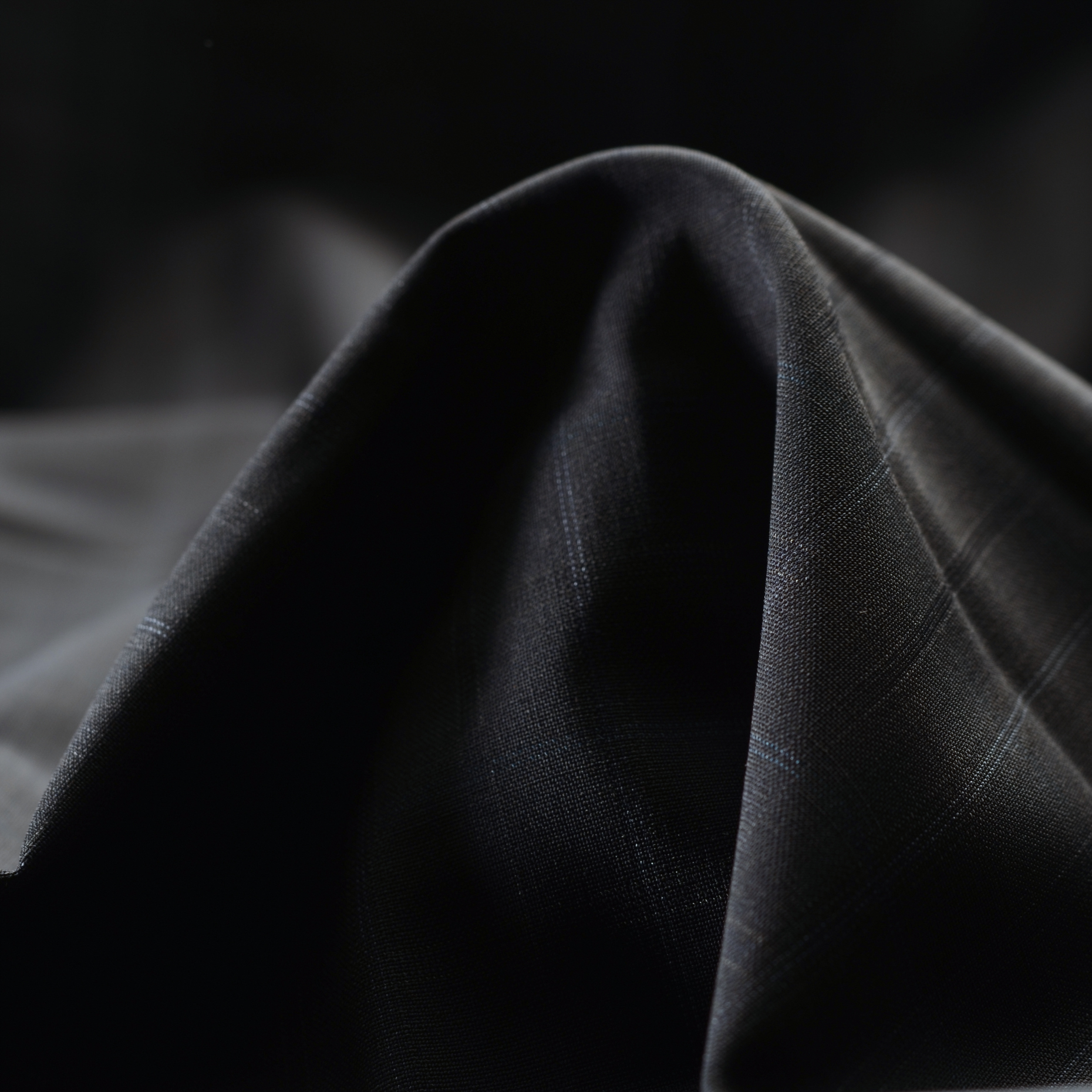 COOL WOOL, GLENCHECK, MIDNIGHT BLUE (F000012466)