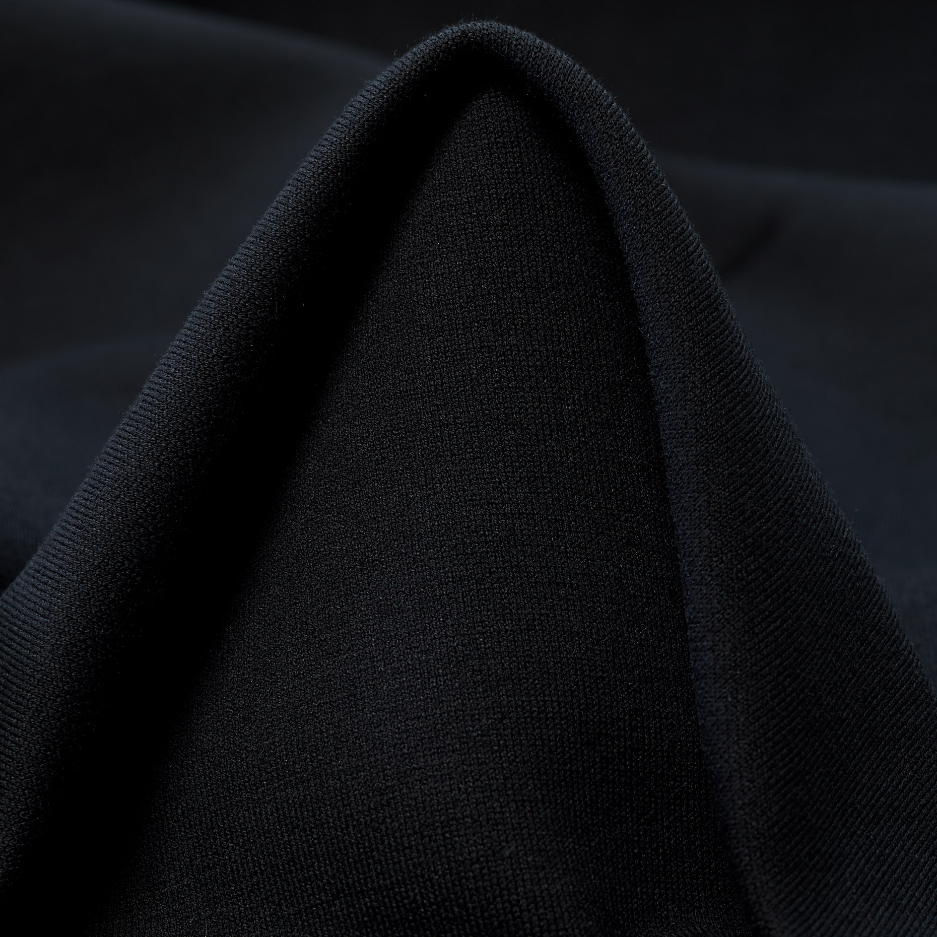 Двойной, Пунто Милано, Хлопок, Raven Black (T0000554)