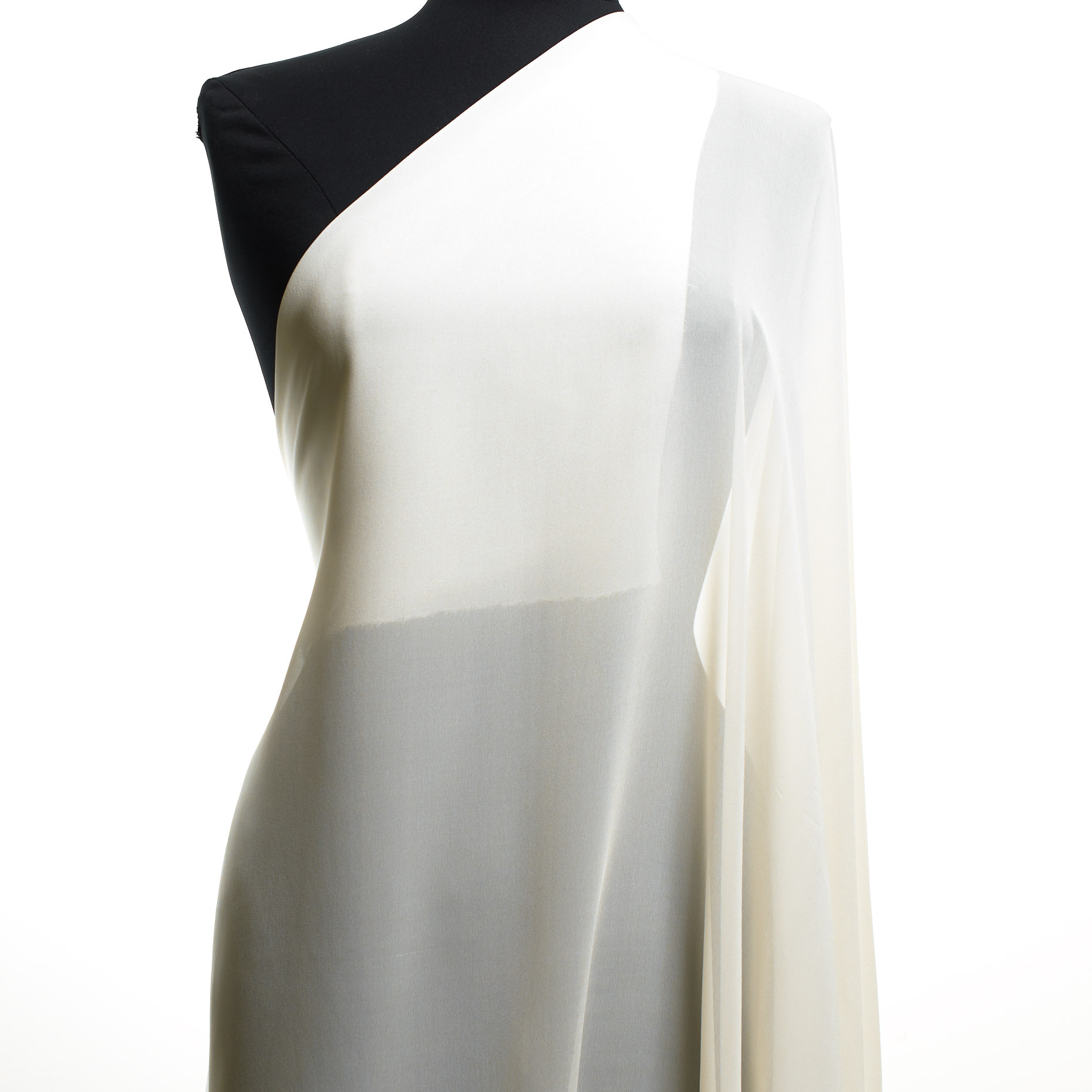 SILK, CHIFFON, SNOW WHITE (B0000023) - Mannequin