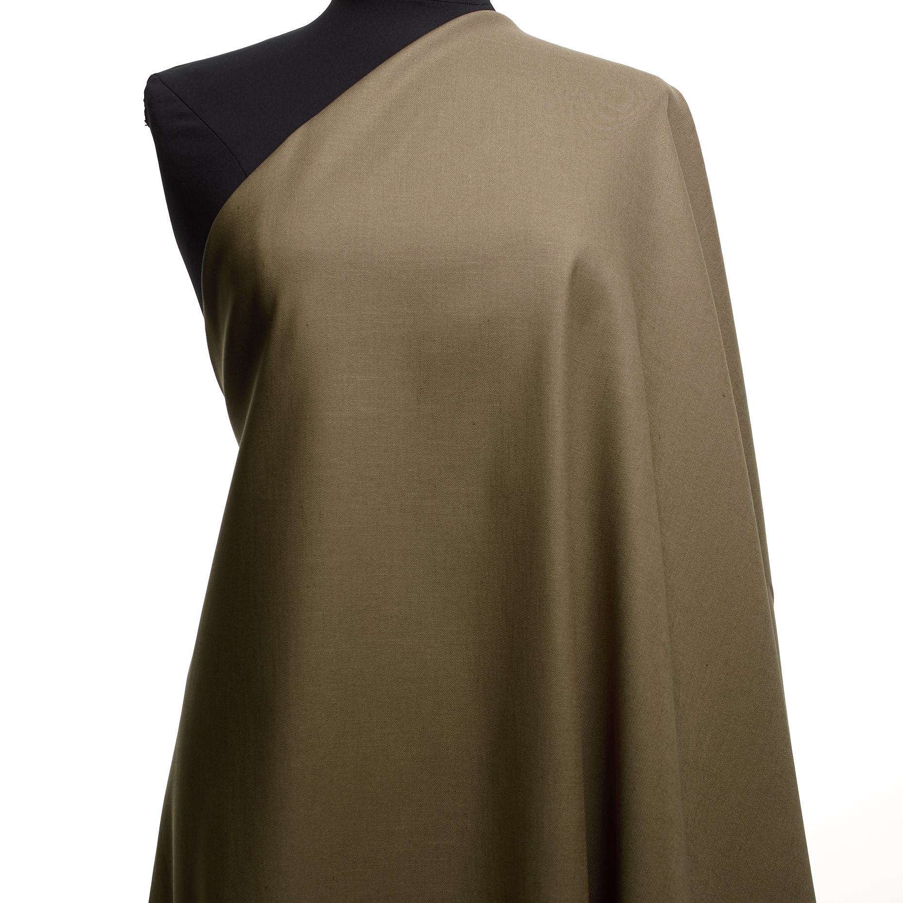 Twill, Bawełna Len, Stretch, Sage (F000038613) - Manekin