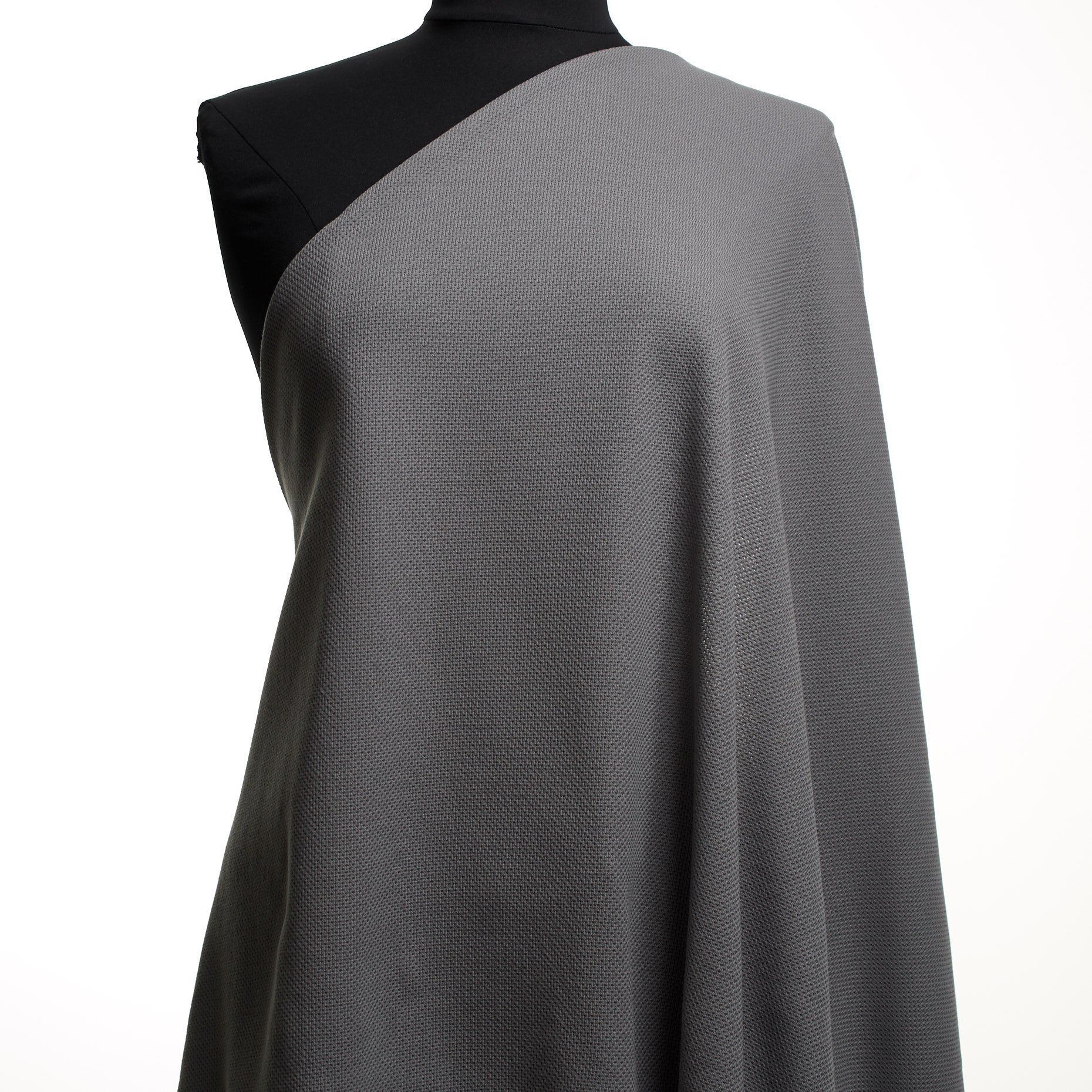 JERSEY, COTTON, MICRO STRUCTURE, GHOST GRAY (F000044170) - Mannequin
