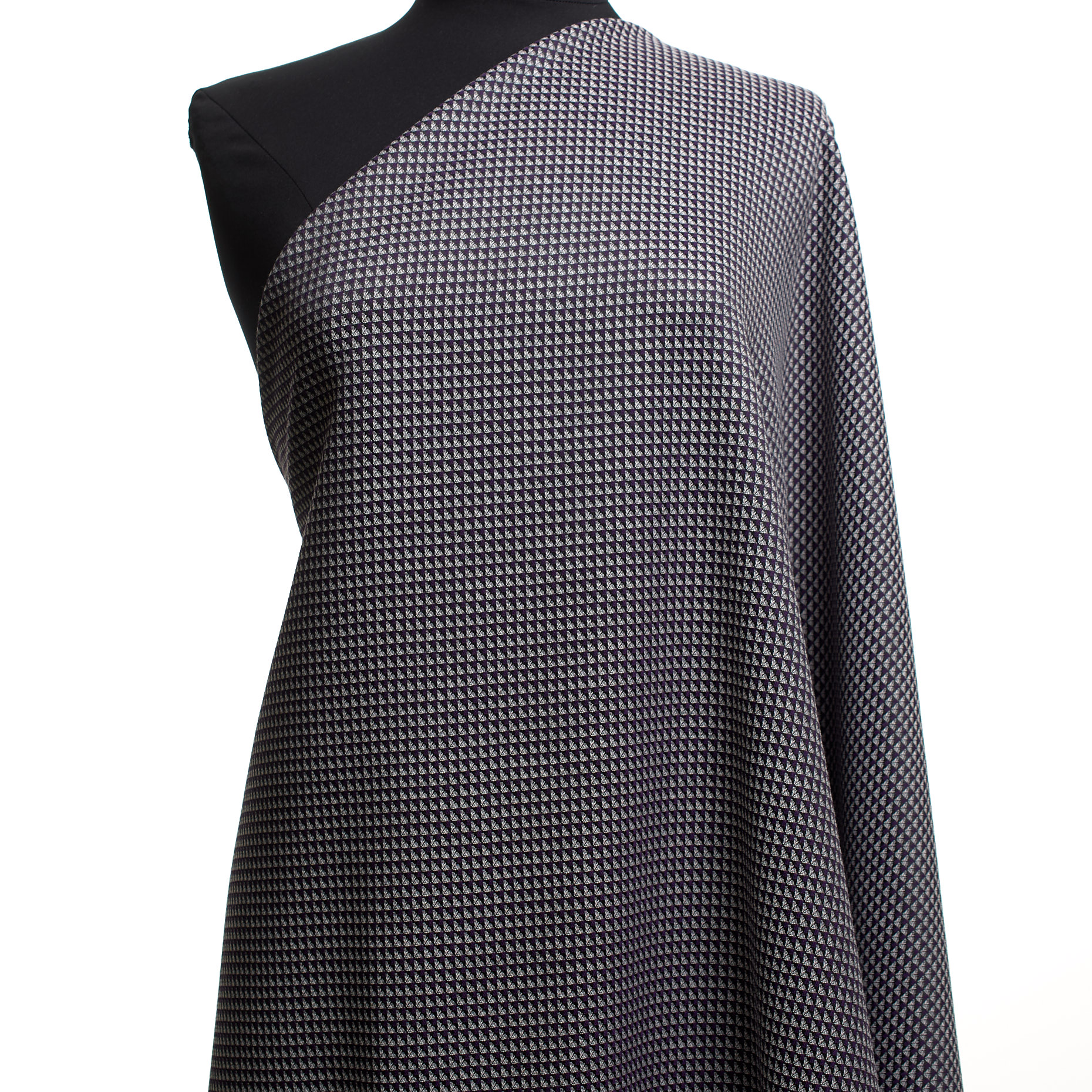 JACQUARD, COTTON, ELASTIC, SWEET GREY&IVORY (F000038274) - Mannequin