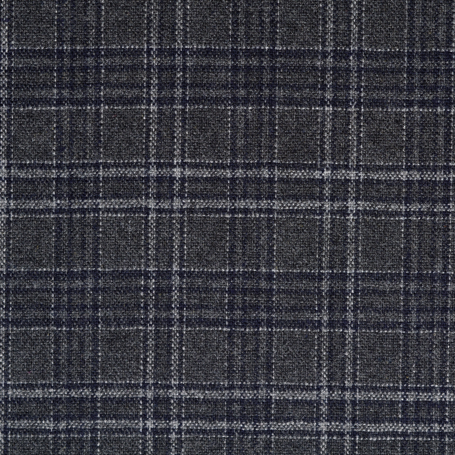 Flanell, Schurwolle, Karo, Mulled Basil (F000045071) - Gewebe